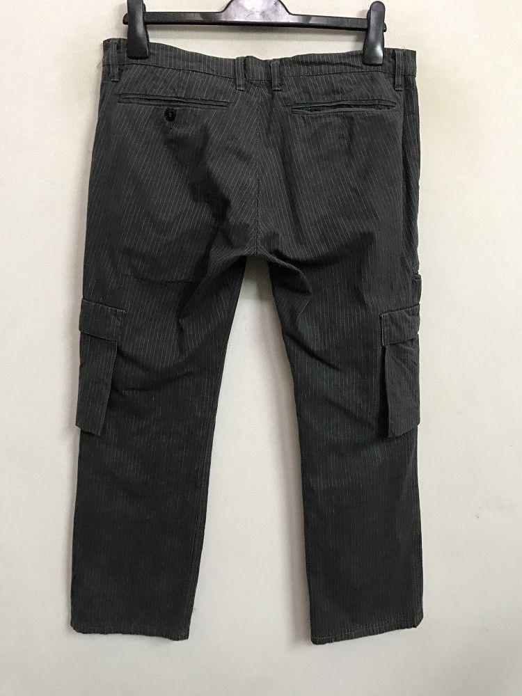 CABANE de ZUCCa ZUCCA TRAVAIL Made in France Striped Cargo Cropped Trouser Size US 32 / EU 48 - 10 Thumbnail