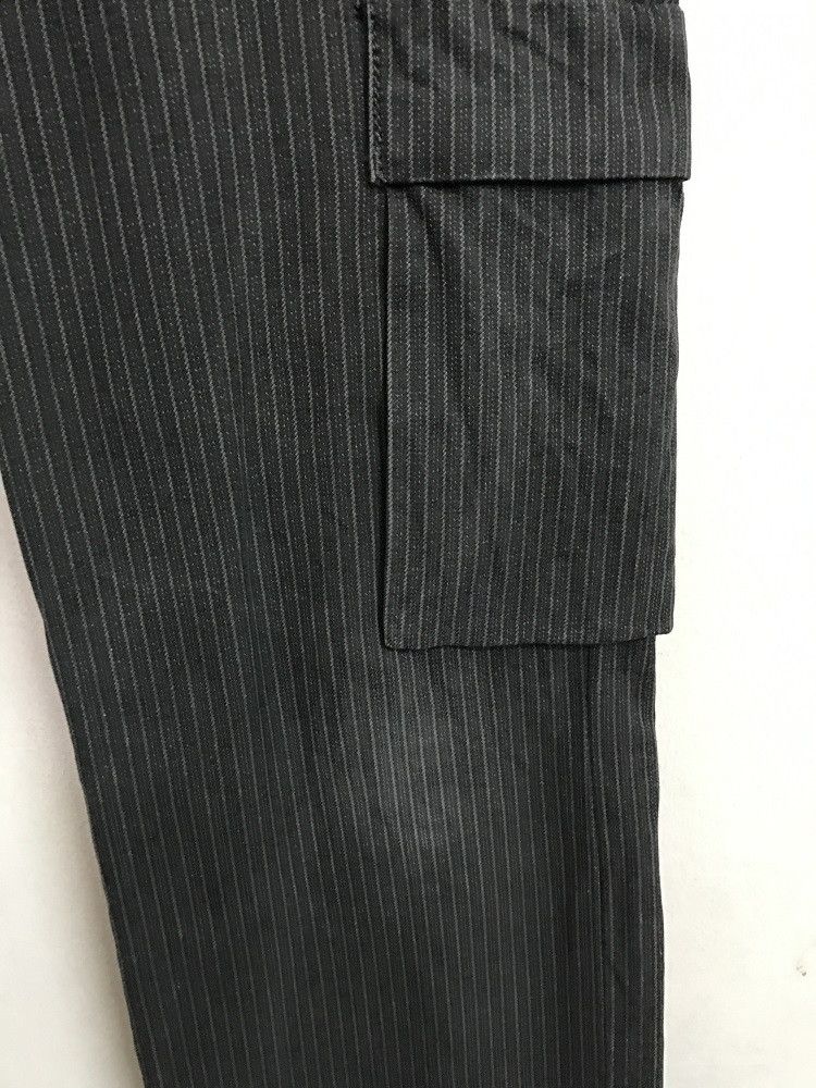 CABANE de ZUCCa ZUCCA TRAVAIL Made in France Striped Cargo Cropped Trouser Size US 32 / EU 48 - 8 Thumbnail