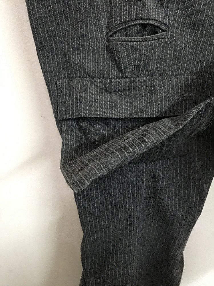 CABANE de ZUCCa ZUCCA TRAVAIL Made in France Striped Cargo Cropped Trouser Size US 32 / EU 48 - 19 Thumbnail