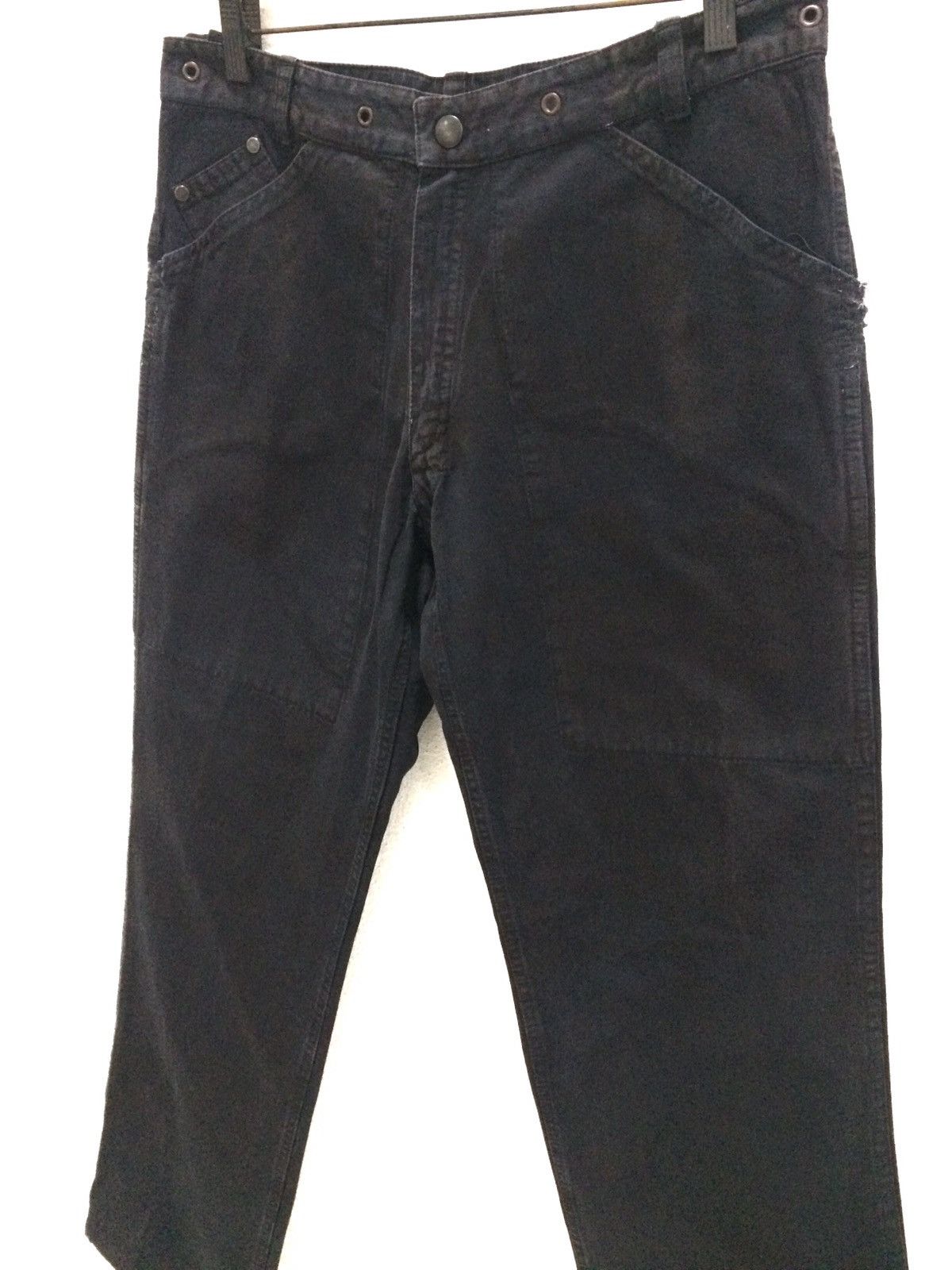 Griffin Griffin Black Top Design Casual Pant Size US 32 / EU 48 - 4 Thumbnail