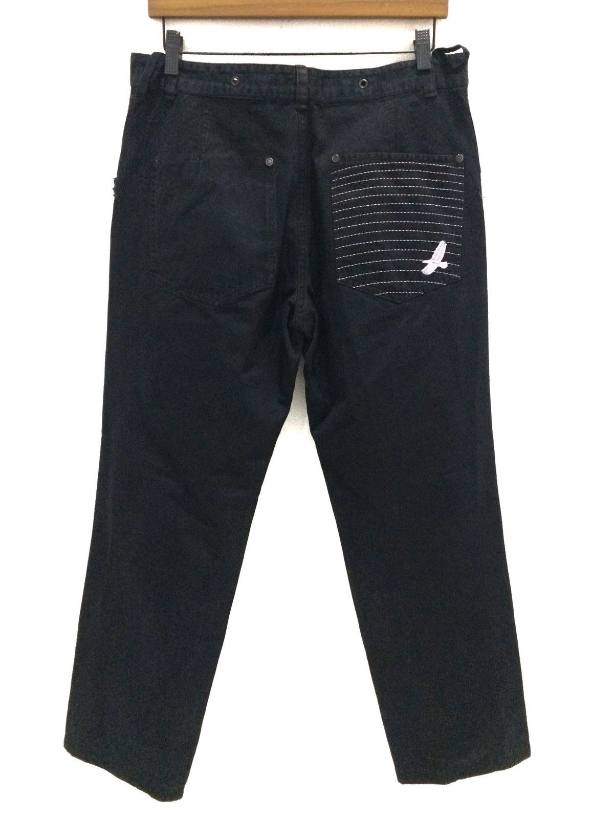 Griffin Griffin Black Top Design Casual Pant Size US 32 / EU 48 - 1 Thumbnail