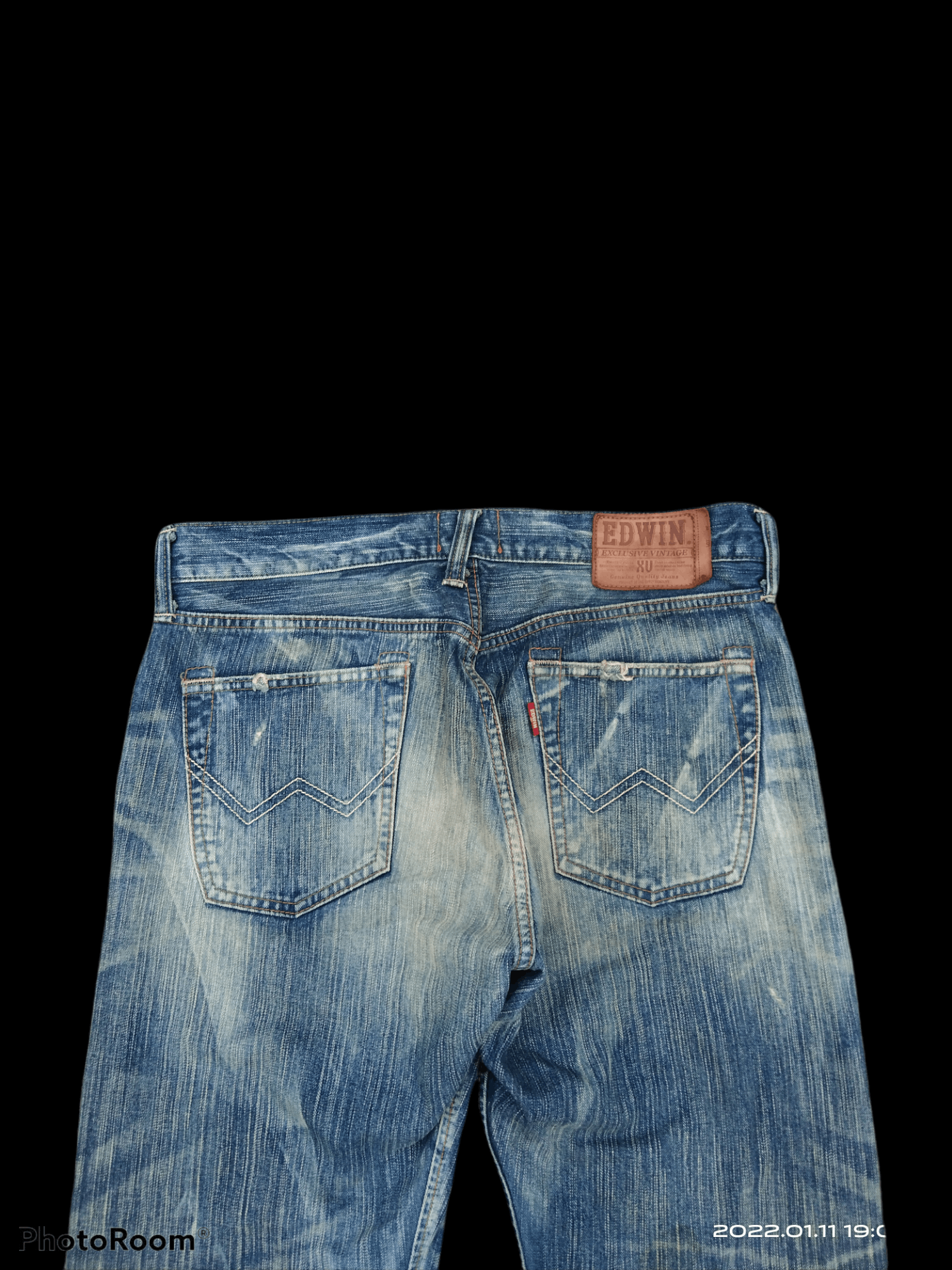 Edwin THRASHED JAPANESE BRAND EDWIN EXCLUSIVE VINTAGE Size US 34 / EU 50 - 4 Thumbnail
