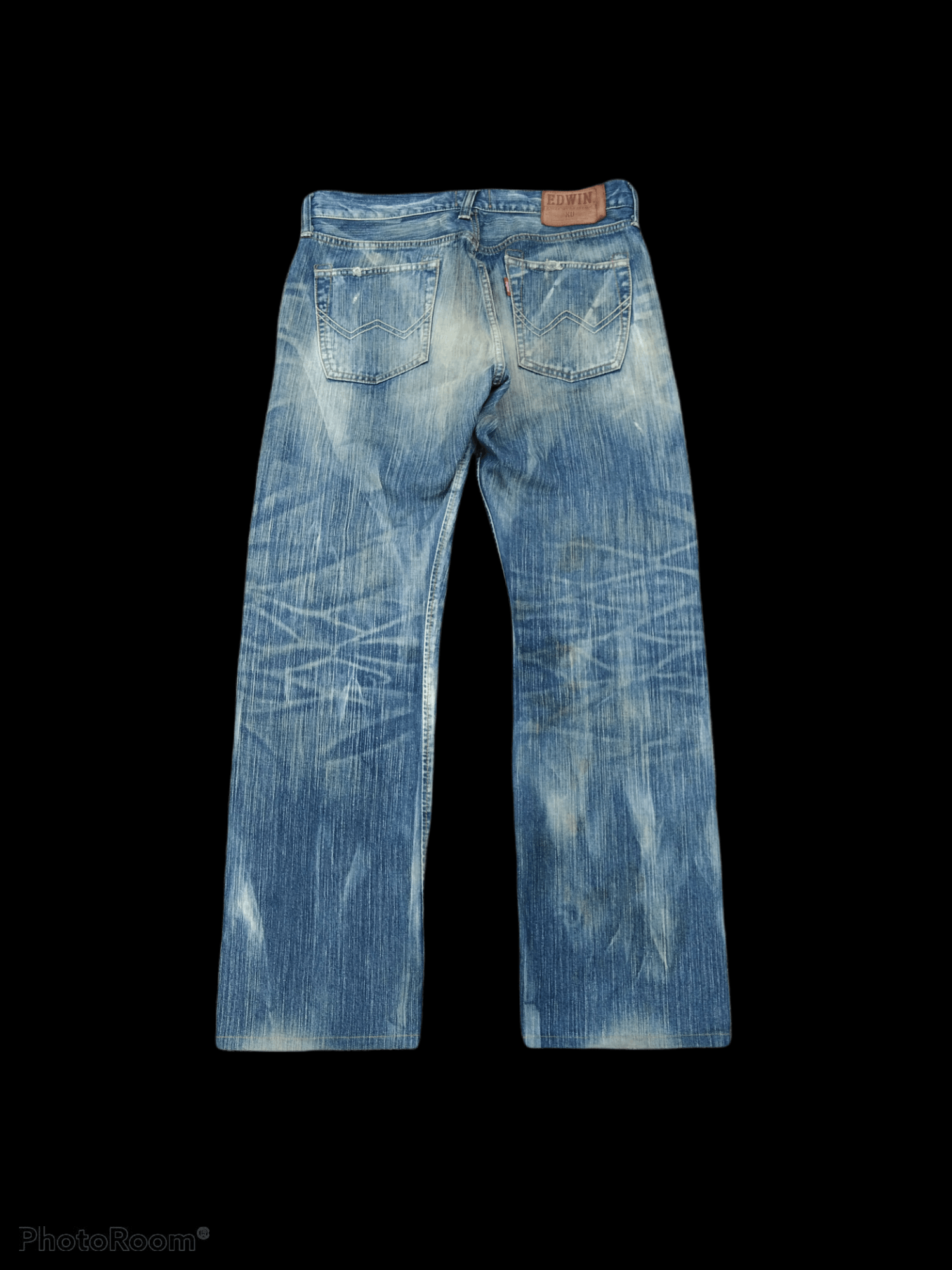 Edwin THRASHED JAPANESE BRAND EDWIN EXCLUSIVE VINTAGE Size US 34 / EU 50 - 2 Thumbnail