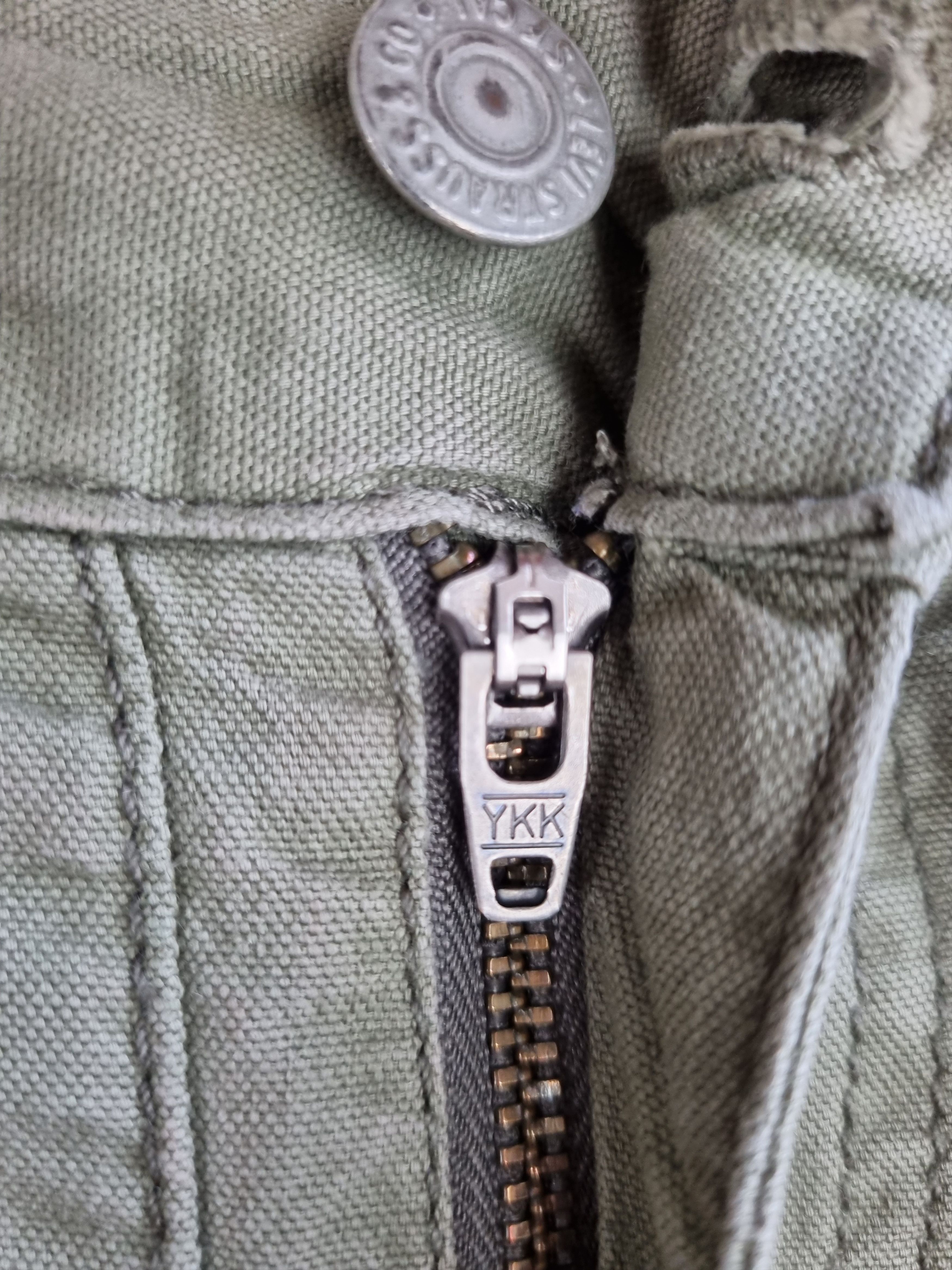 Levi's × Vintage Rare Vintage LEVIS Cargo Military Pants VUJA DE Style Size US 33 - 8 Thumbnail
