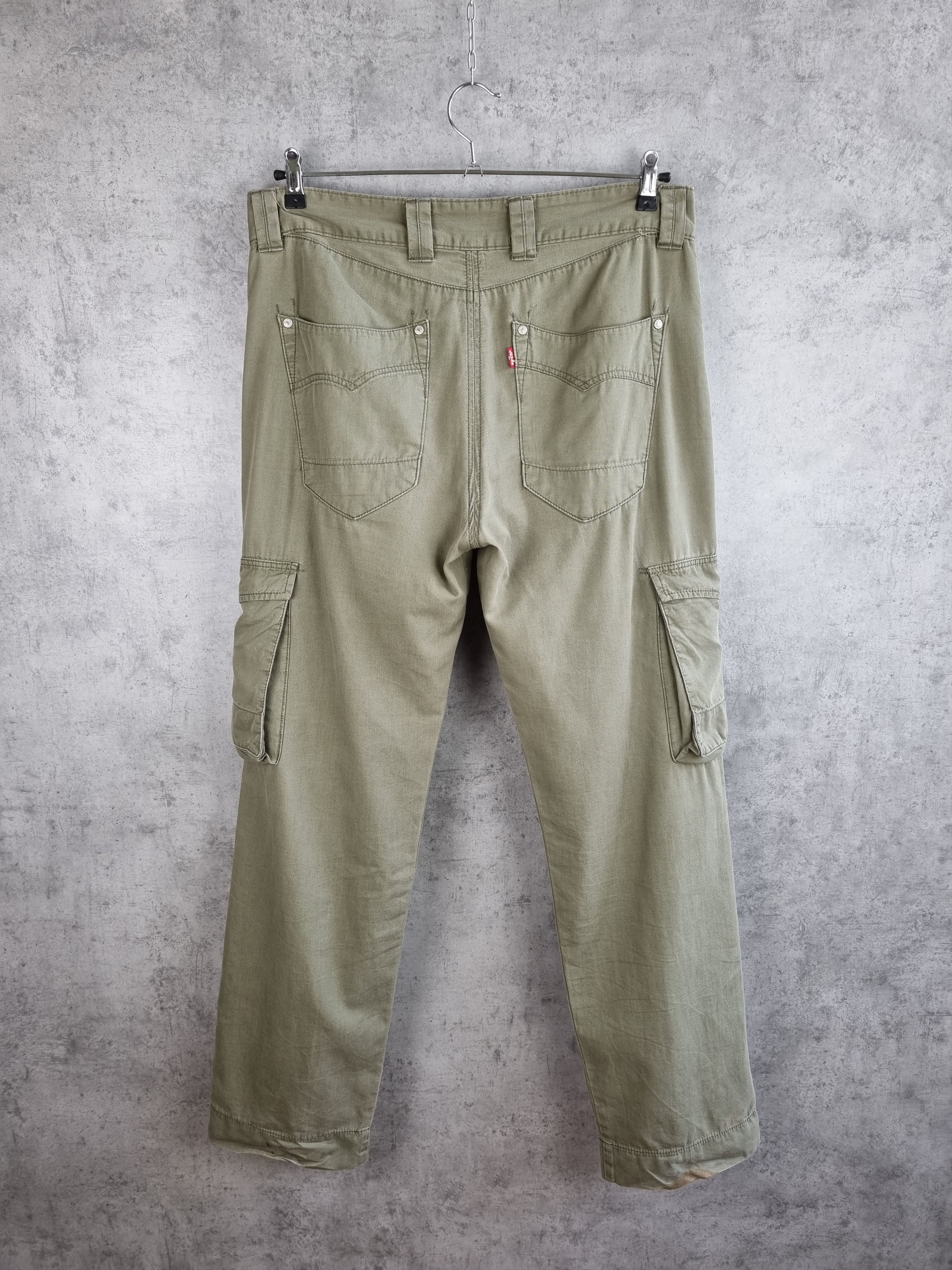 Levi's × Vintage Rare Vintage LEVIS Cargo Military Pants VUJA DE Style Size US 33 - 4 Thumbnail