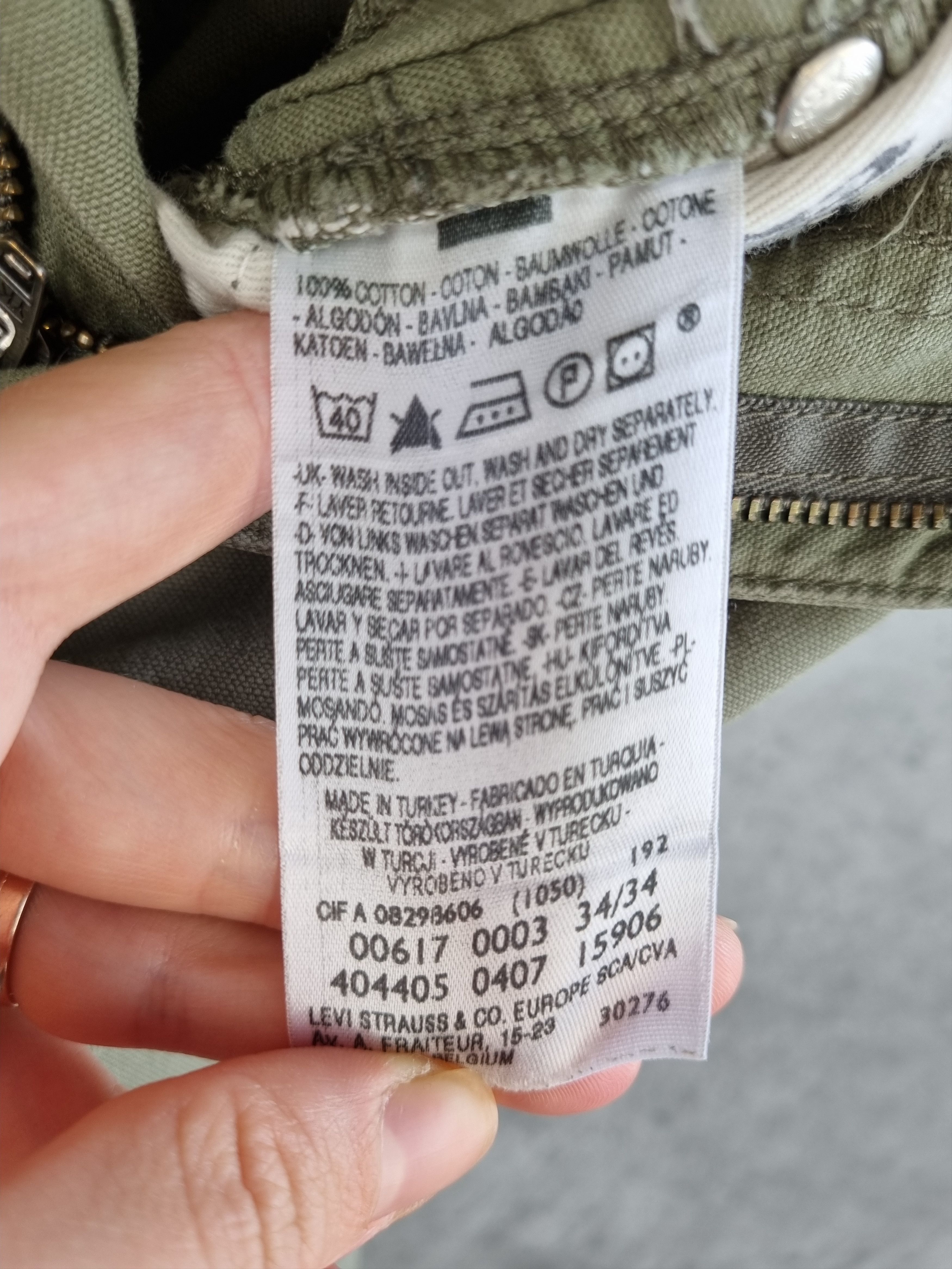 Levi's × Vintage Rare Vintage LEVIS Cargo Military Pants VUJA DE Style Size US 33 - 9 Thumbnail