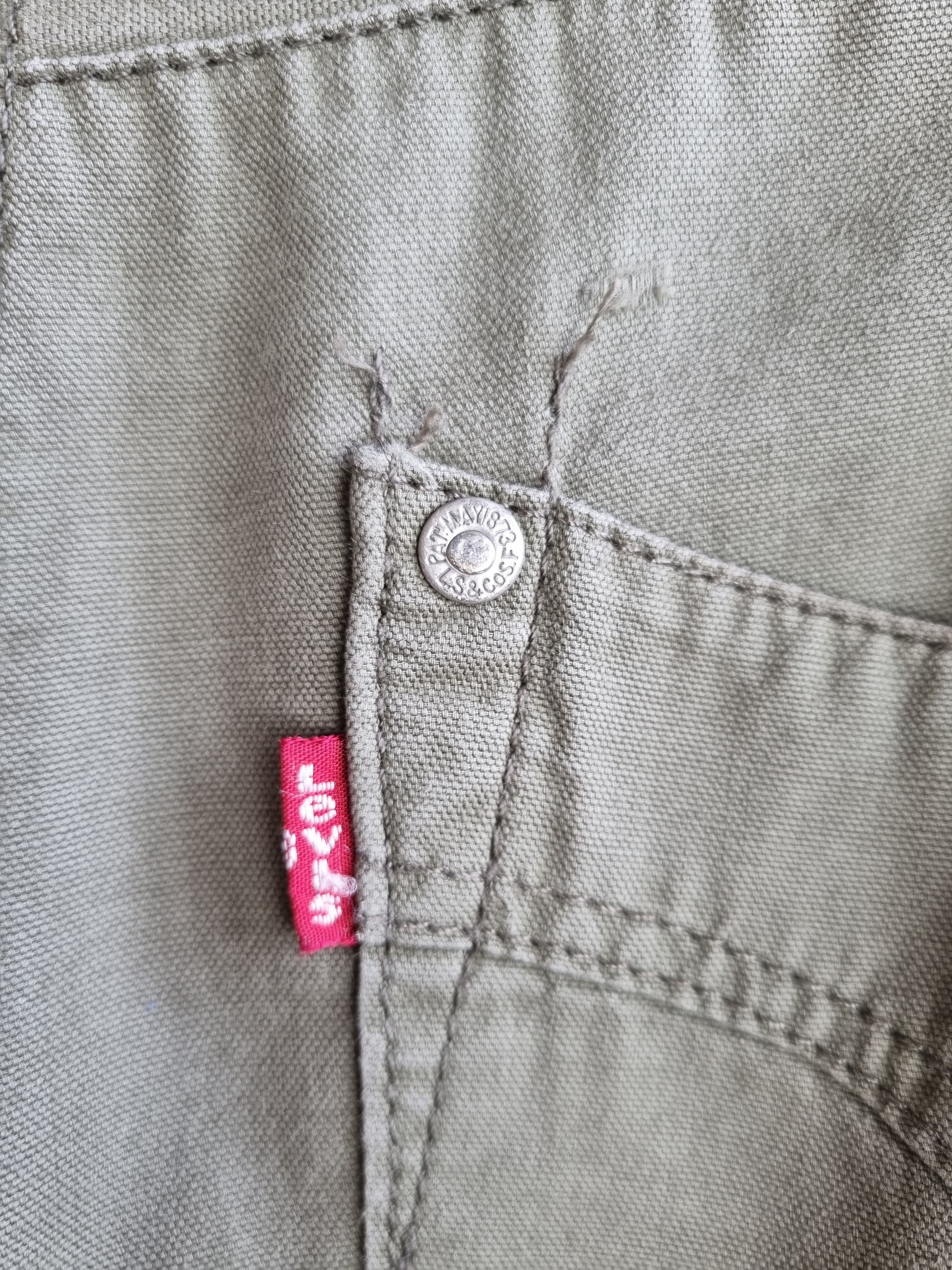 Levi's × Vintage Rare Vintage LEVIS Cargo Military Pants VUJA DE Style Size US 33 - 6 Thumbnail