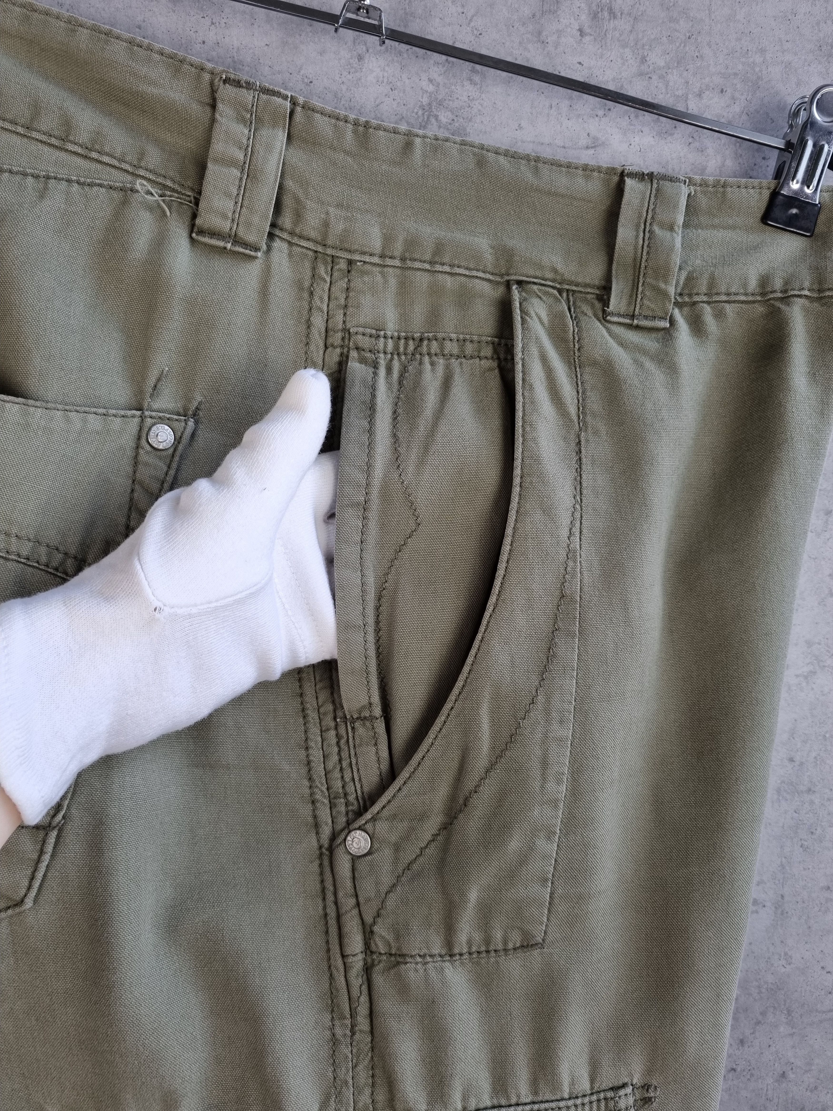 Levi's × Vintage Rare Vintage LEVIS Cargo Military Pants VUJA DE Style Size US 33 - 12 Thumbnail