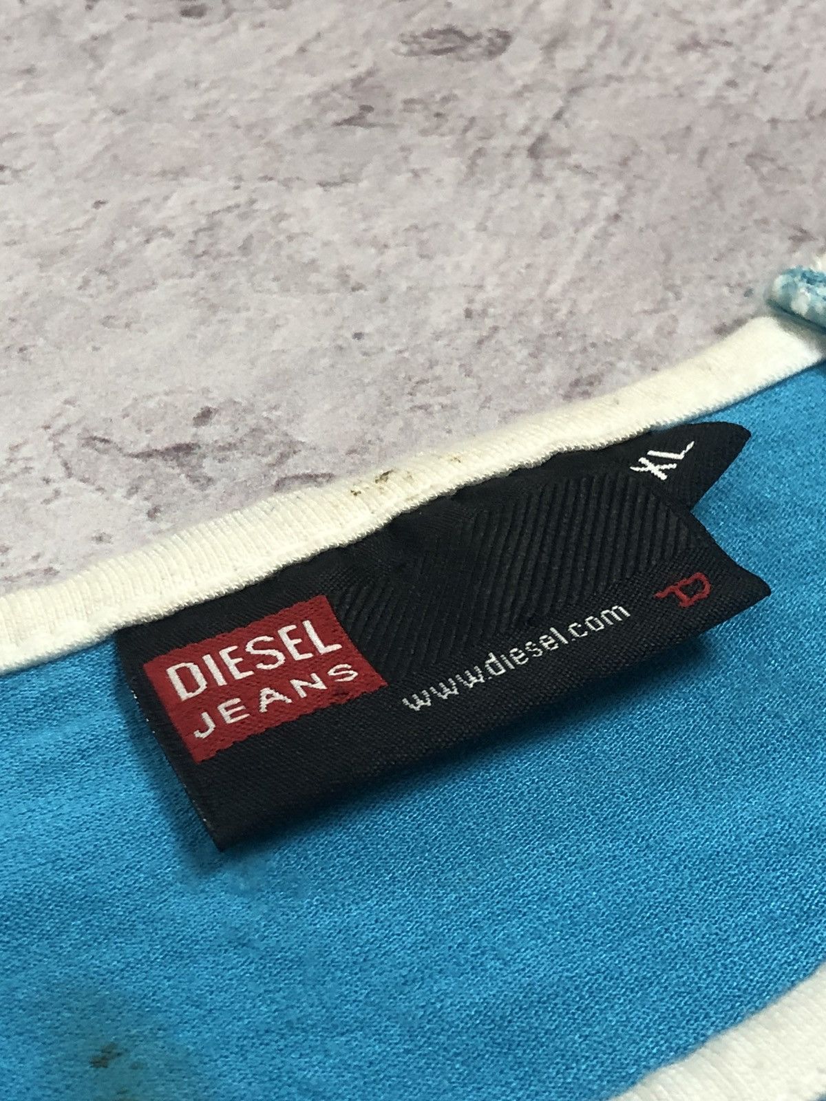 Diesel × Vintage VTG Woman’s Faded Diesel Longsleeve Jersey Central Big Logo Size M / US 6-8 / IT 42-44 - 8 Thumbnail