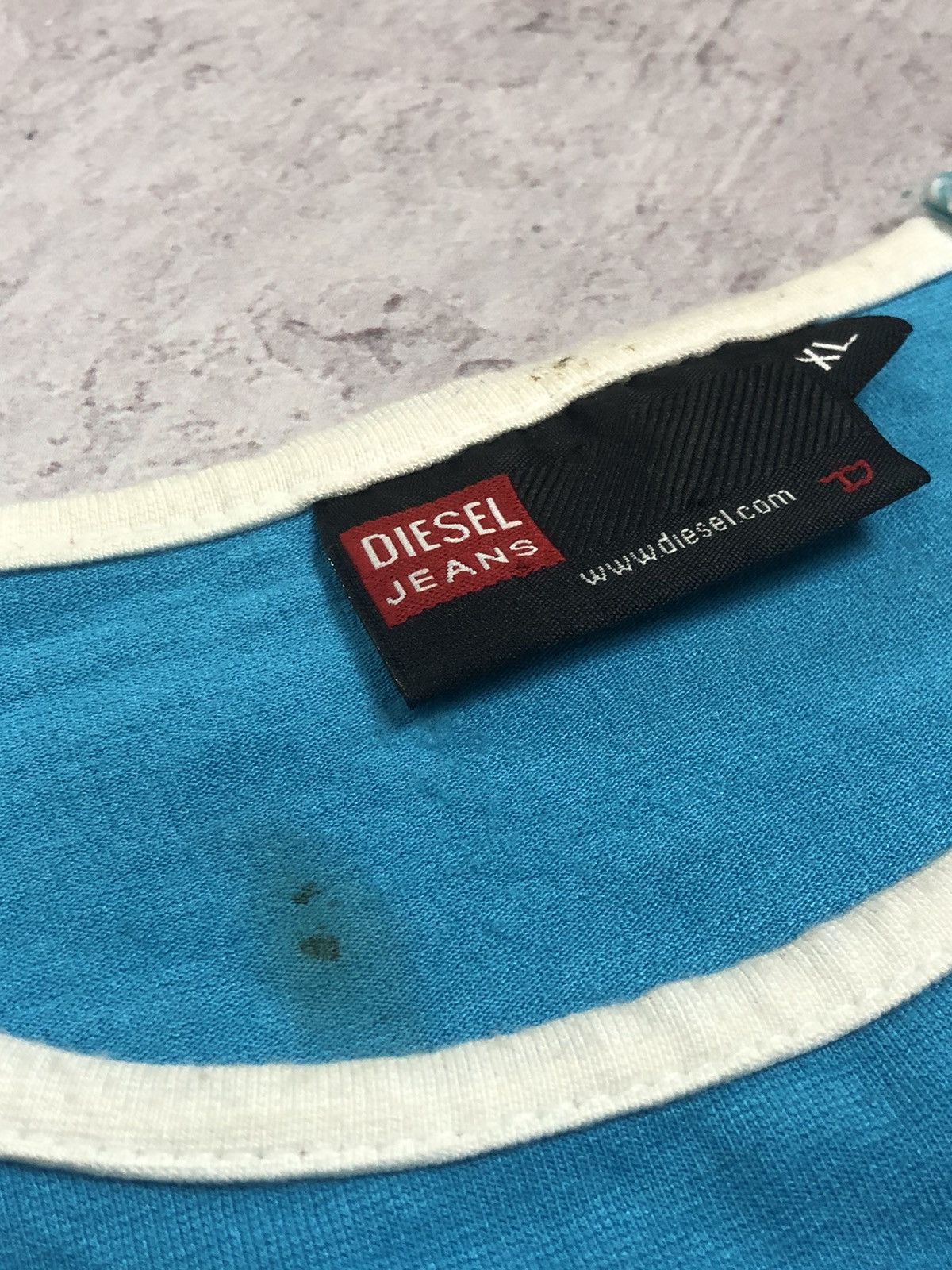 Diesel × Vintage VTG Woman’s Faded Diesel Longsleeve Jersey Central Big Logo Size M / US 6-8 / IT 42-44 - 7 Thumbnail