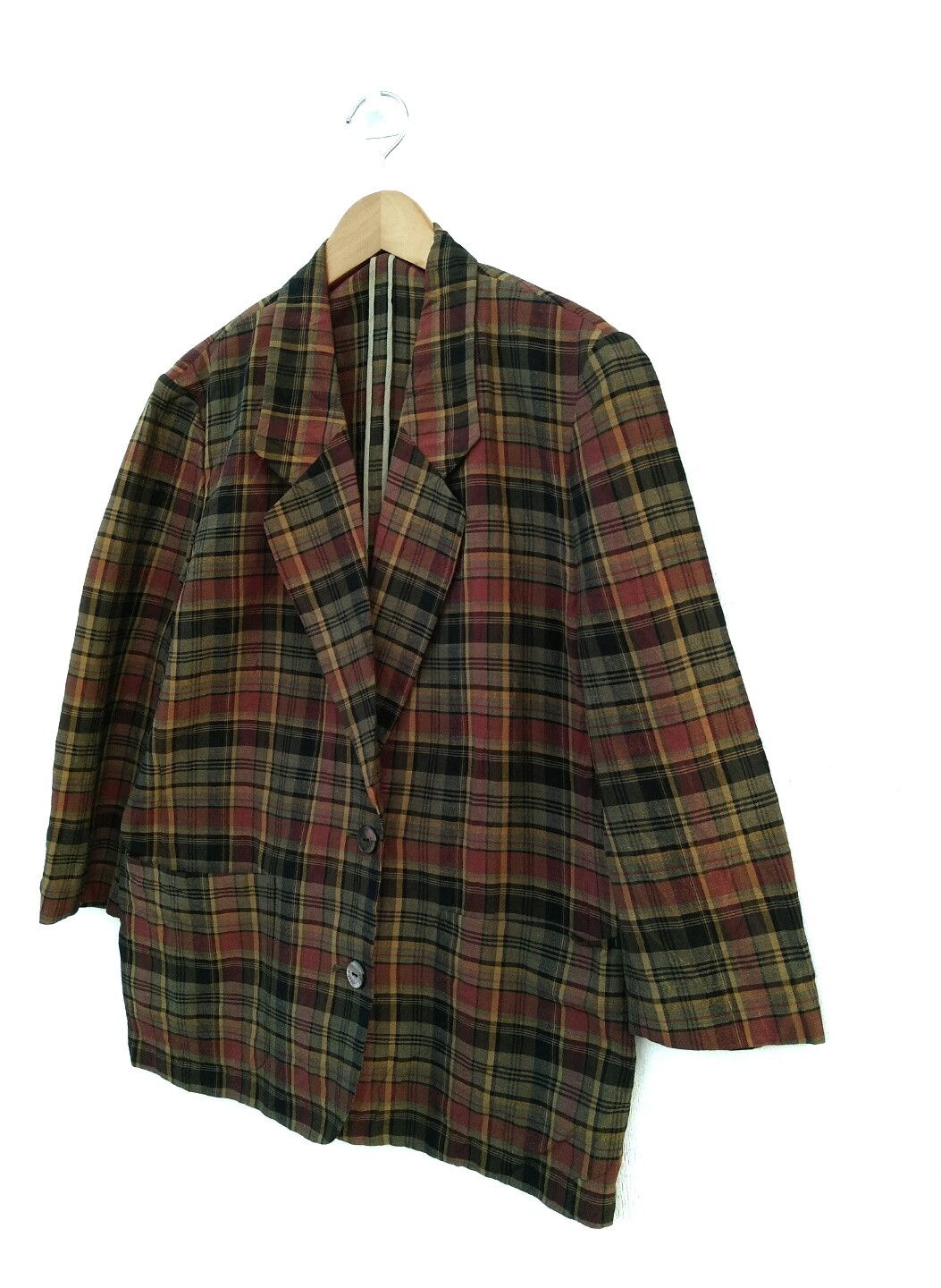 Burberry 🔥Vintage Burberry's Nova Check Blazer Size:13BR Size US M / EU 48-50 / 2 - 2 Thumbnail