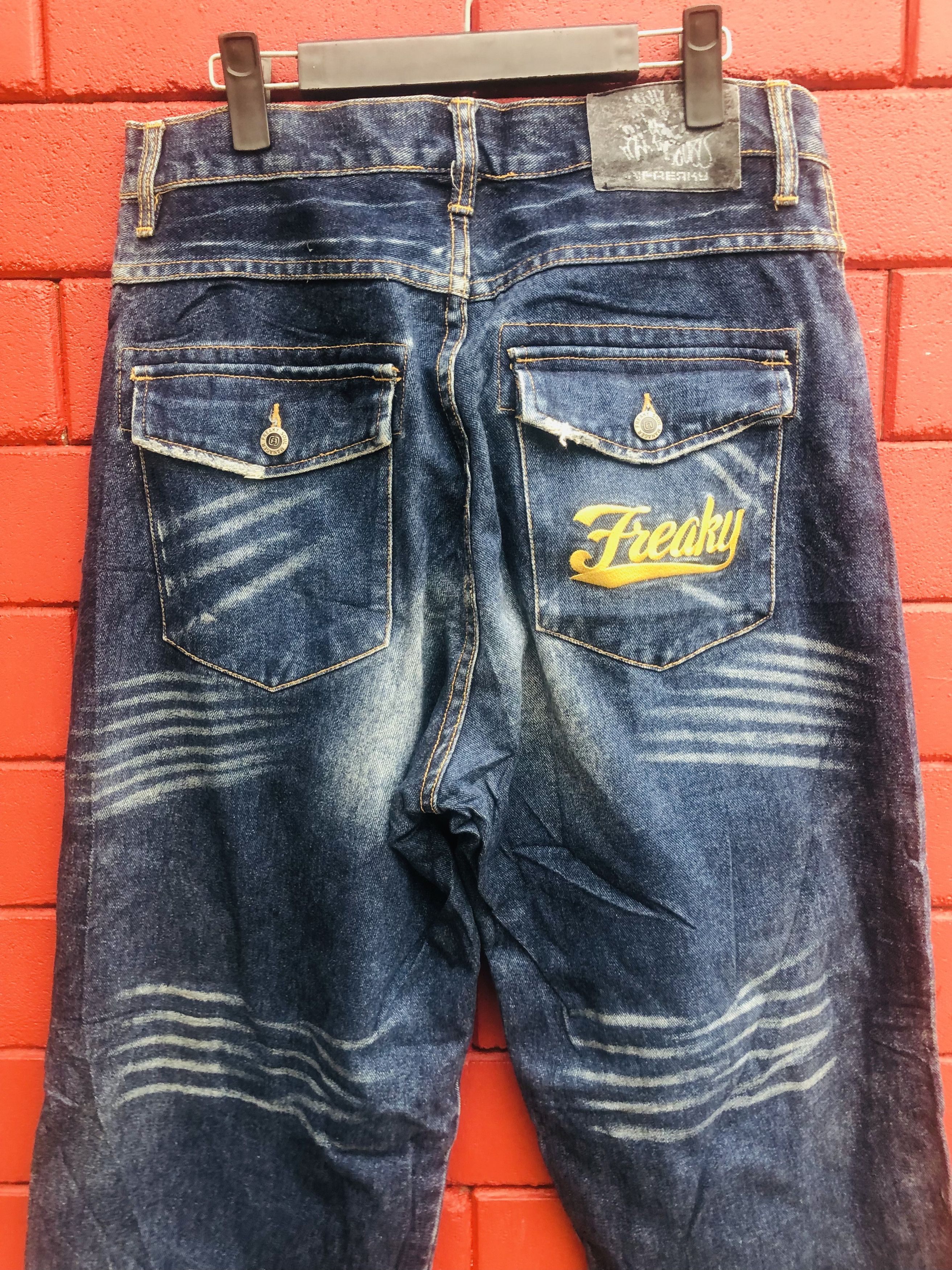 Japanese Brand × Vintage Vintage Freaky Hip Hop Japanese Designer Fashion Style Size US 33 - 5 Thumbnail