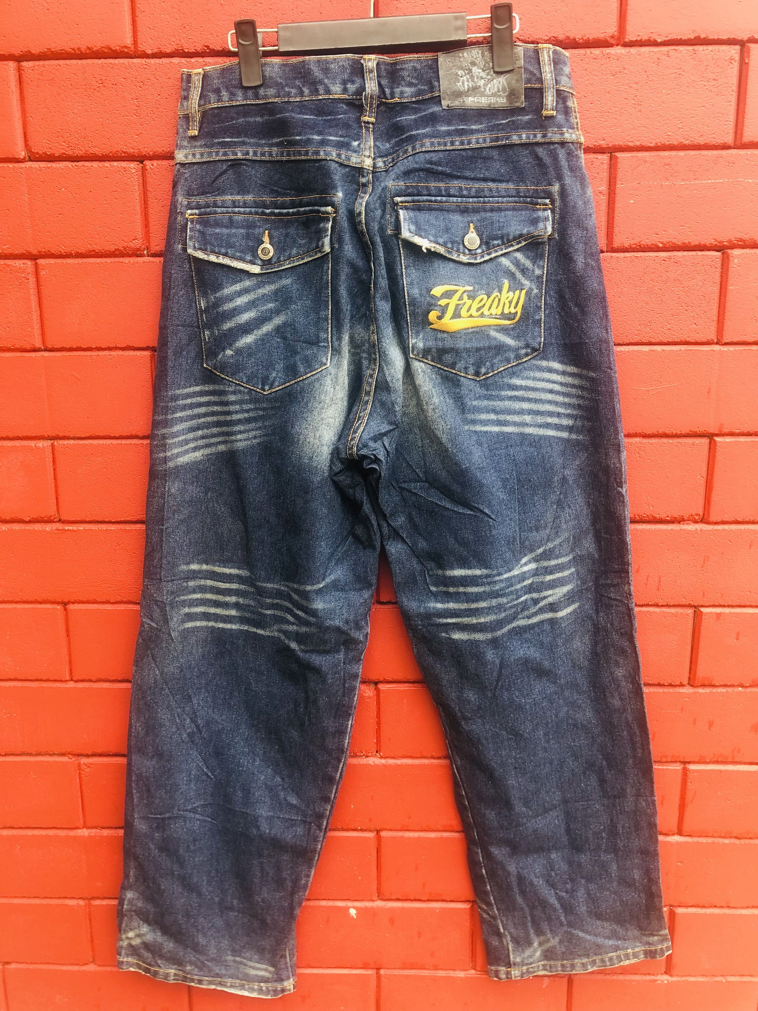 Japanese Brand × Vintage Vintage Freaky Hip Hop Japanese Designer Fashion Style Size US 33 - 2 Thumbnail