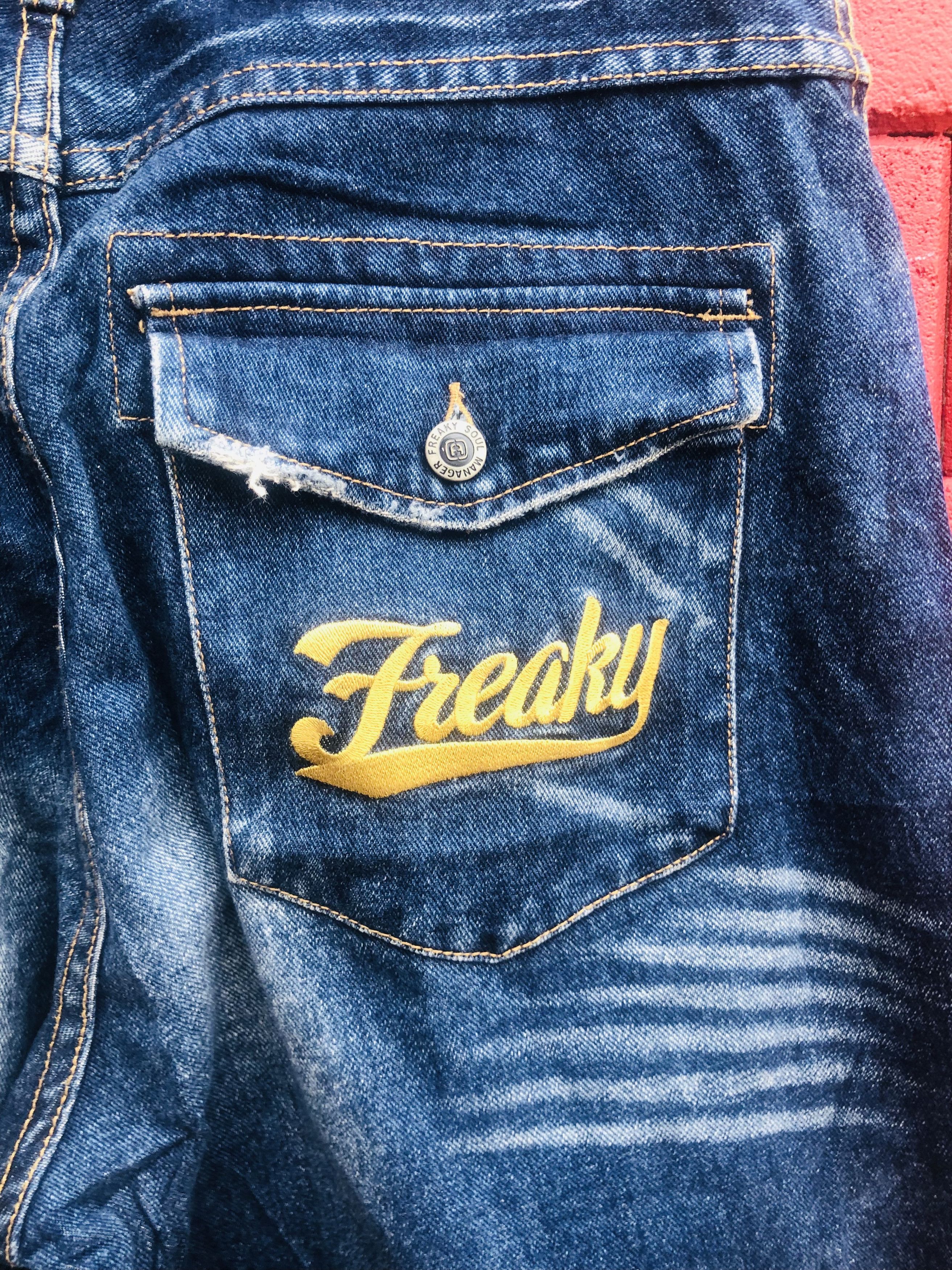 Japanese Brand × Vintage Vintage Freaky Hip Hop Japanese Designer Fashion Style Size US 33 - 7 Thumbnail