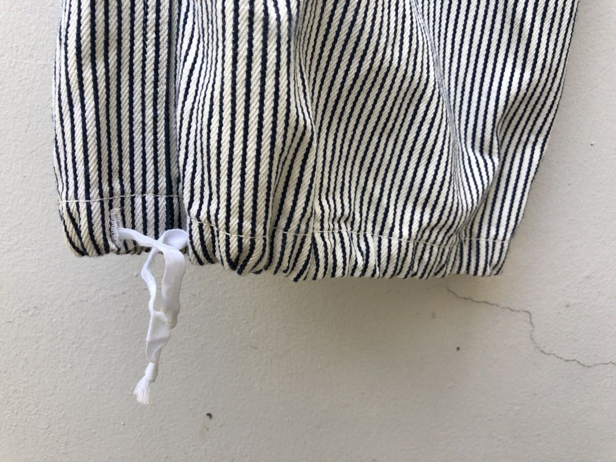 Vintage DOUBLE NAME Japan Hickory Striped Cargo Denim Size US 34 / EU 50 - 4 Thumbnail