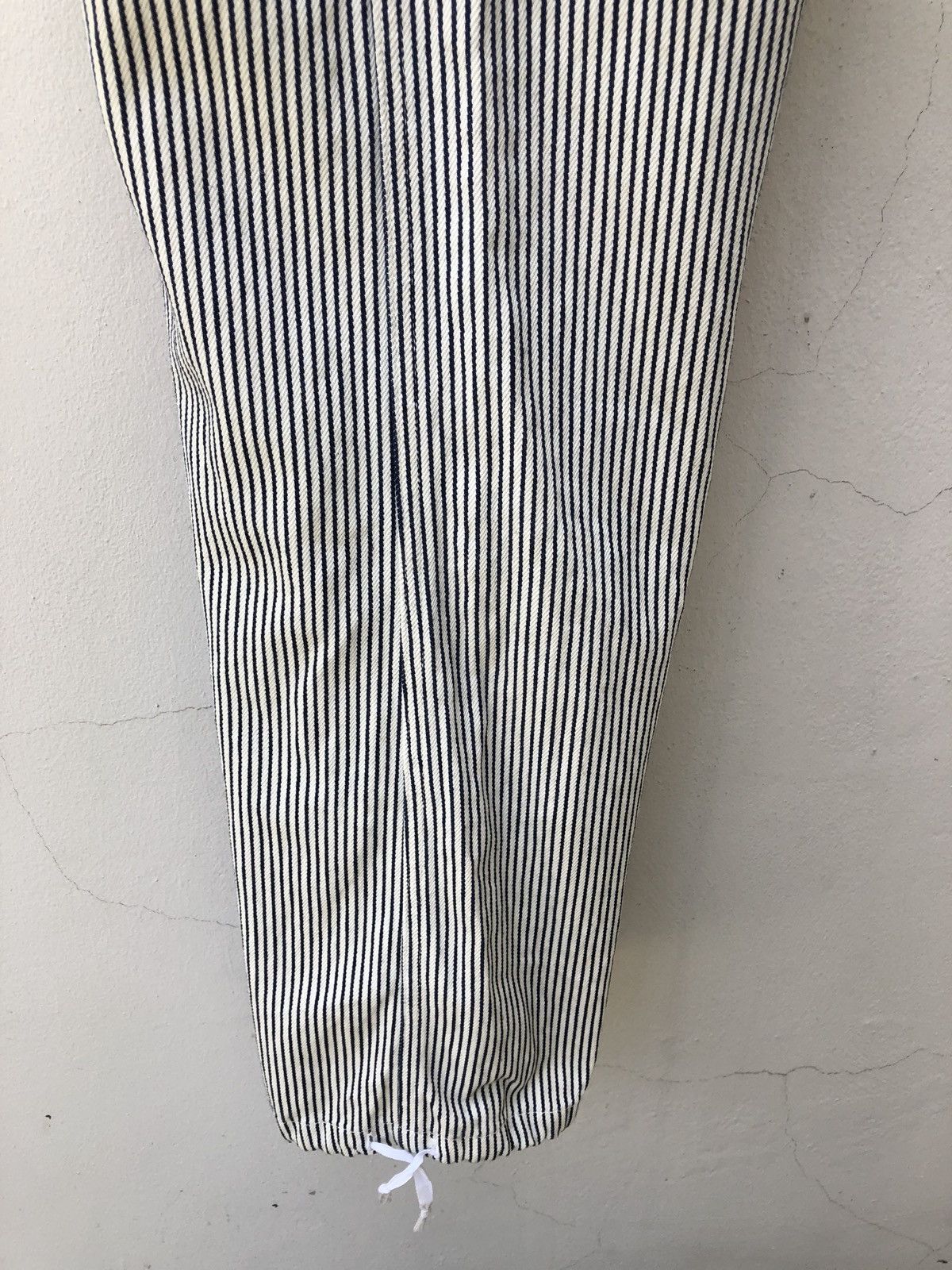 Vintage DOUBLE NAME Japan Hickory Striped Cargo Denim Size US 34 / EU 50 - 11 Thumbnail