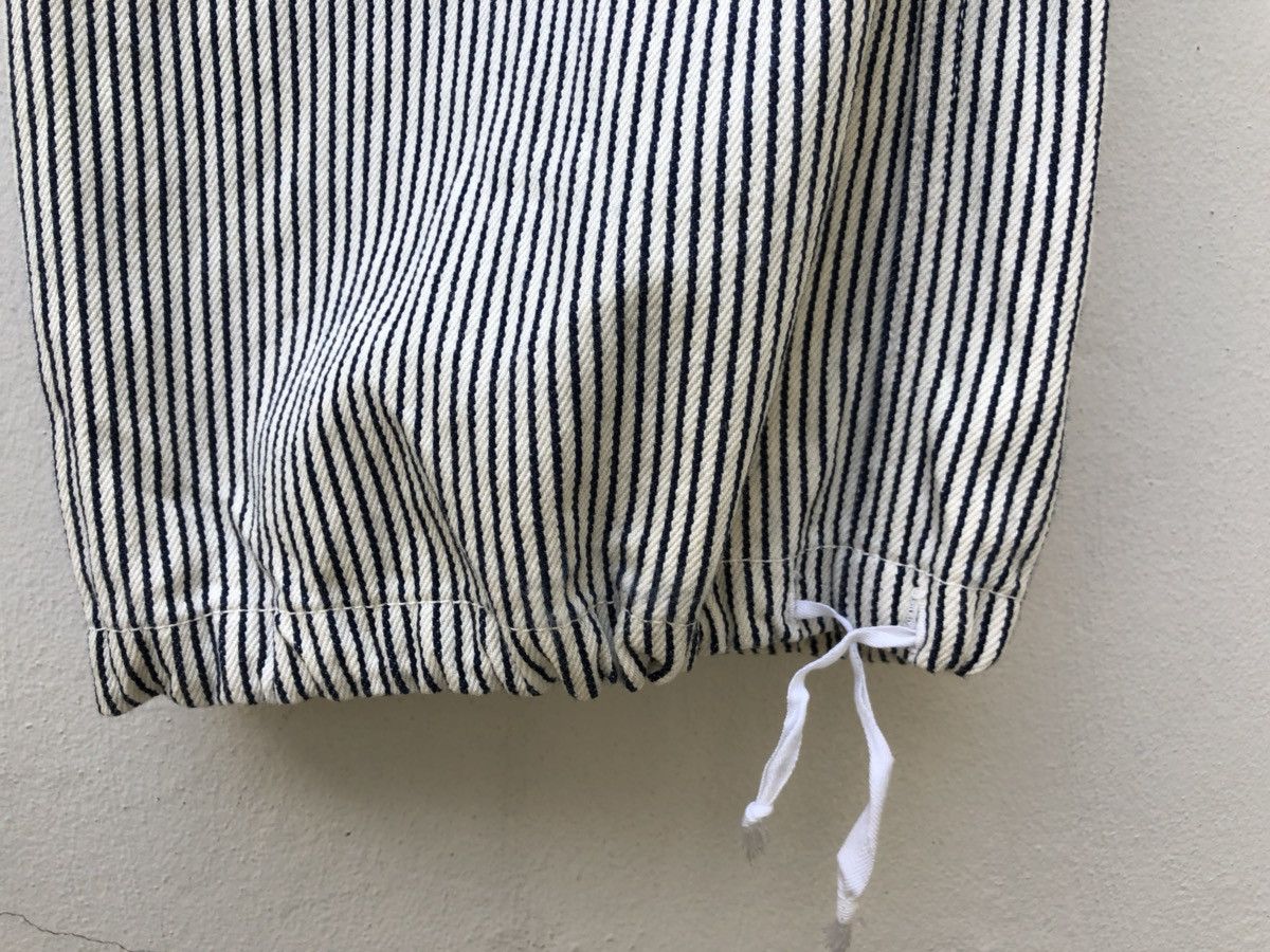 Vintage DOUBLE NAME Japan Hickory Striped Cargo Denim Size US 34 / EU 50 - 5 Thumbnail