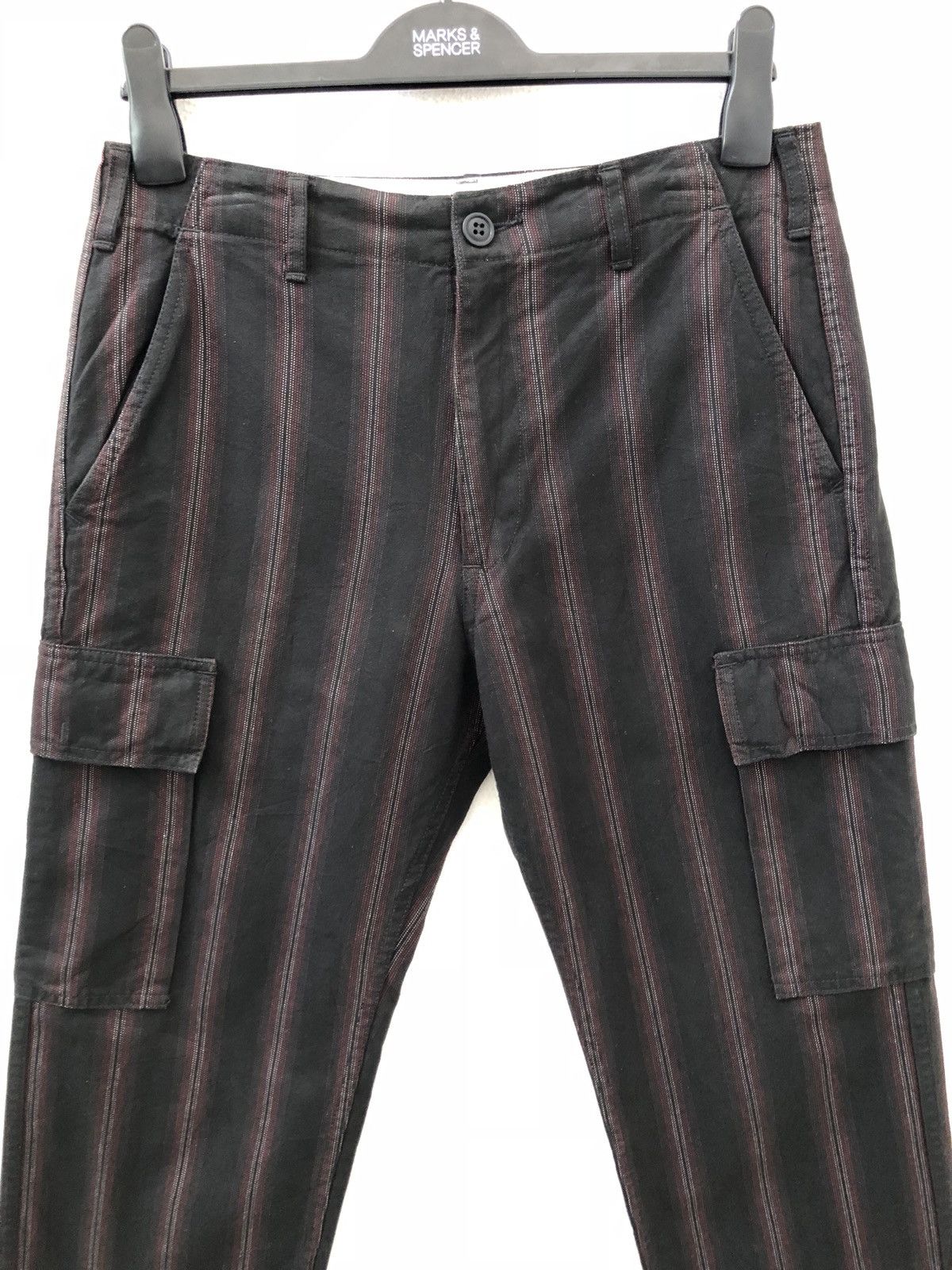 FOB Factory FF Japan Experimental Special Clothes Border Striped Cargo Size US 31 - 2 Thumbnail