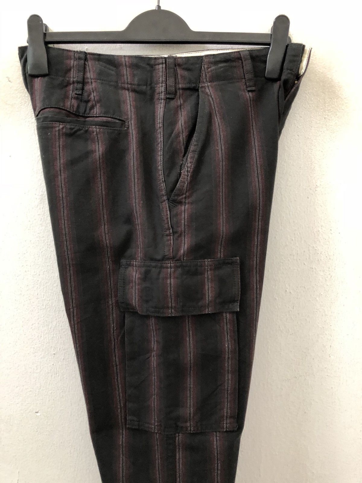 FOB Factory FF Japan Experimental Special Clothes Border Striped Cargo Size US 31 - 12 Thumbnail