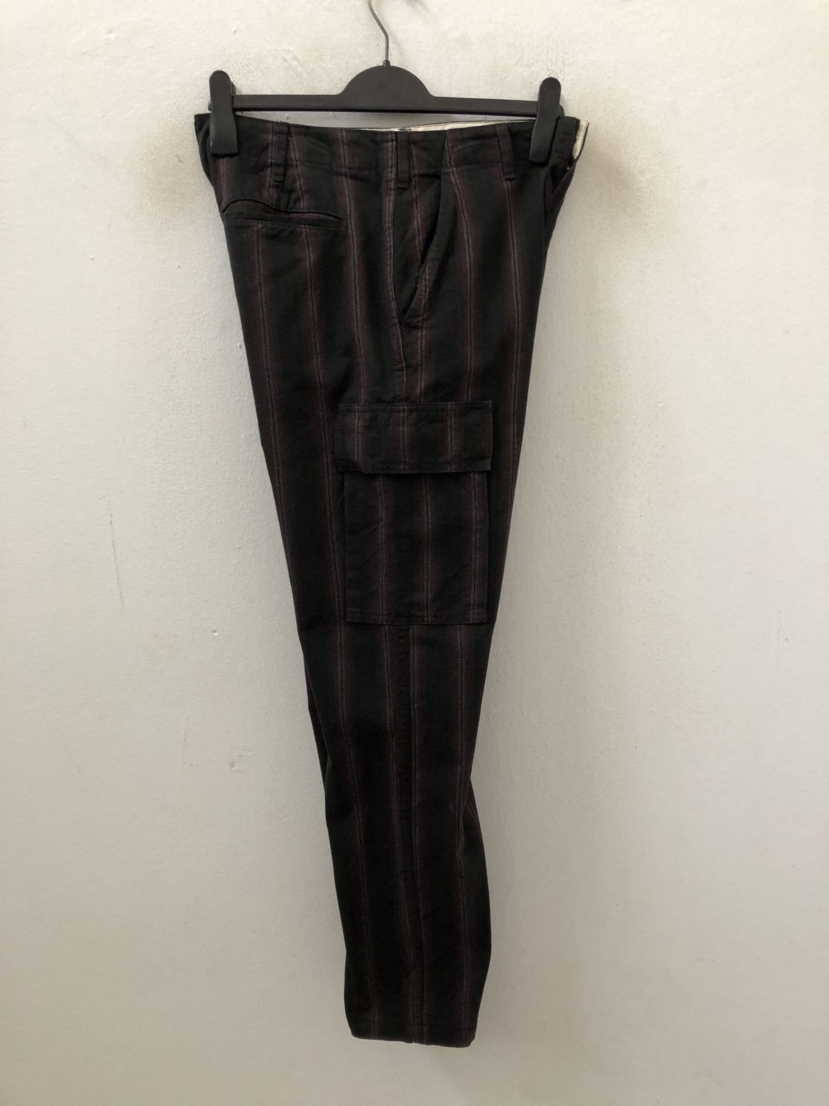 FOB Factory FF Japan Experimental Special Clothes Border Striped Cargo Size US 31 - 11 Thumbnail