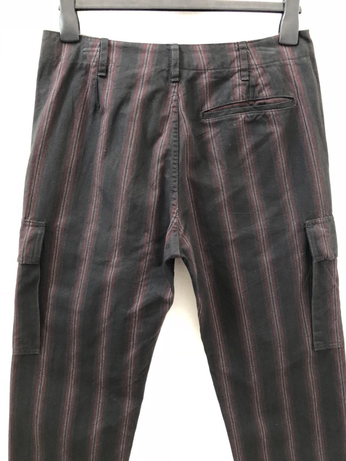 FOB Factory FF Japan Experimental Special Clothes Border Striped Cargo Size US 31 - 7 Thumbnail