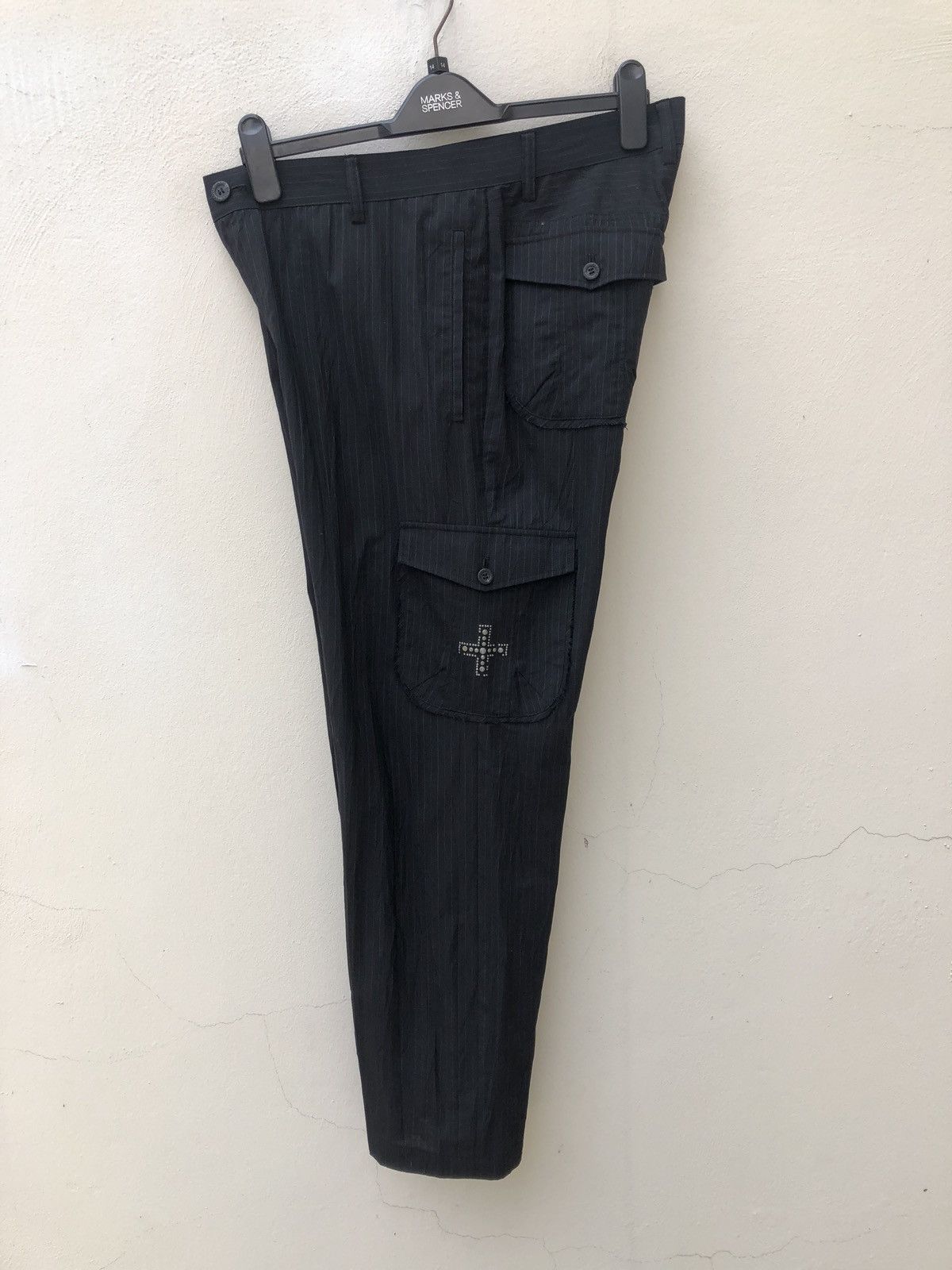 Jean Charles De Castelbajac CASTELBAJAC +2NATURE Wool Blend Striped Cargo Size US 32 / EU 48 - 7 Thumbnail