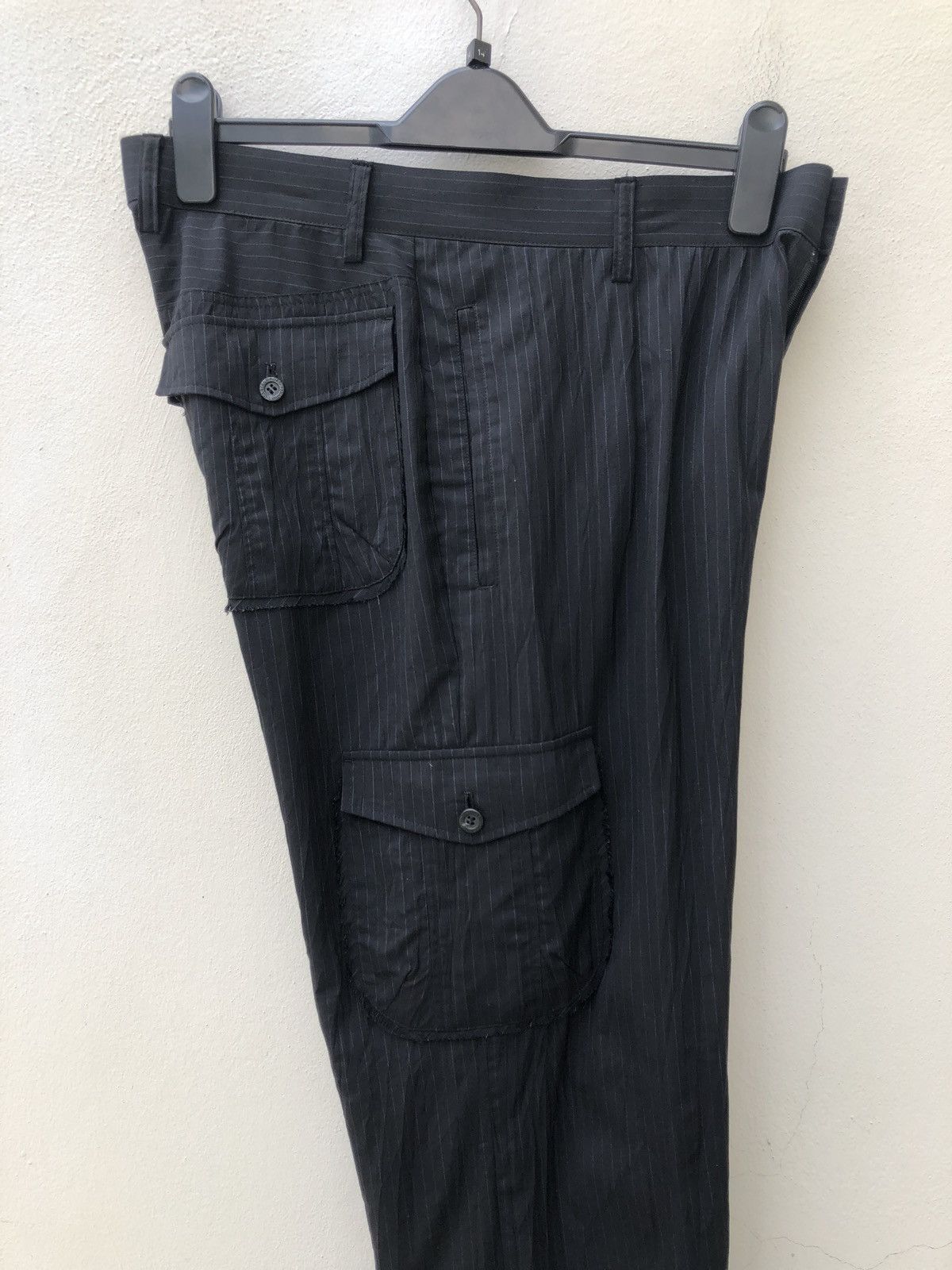 Jean Charles De Castelbajac CASTELBAJAC +2NATURE Wool Blend Striped Cargo Size US 32 / EU 48 - 11 Thumbnail