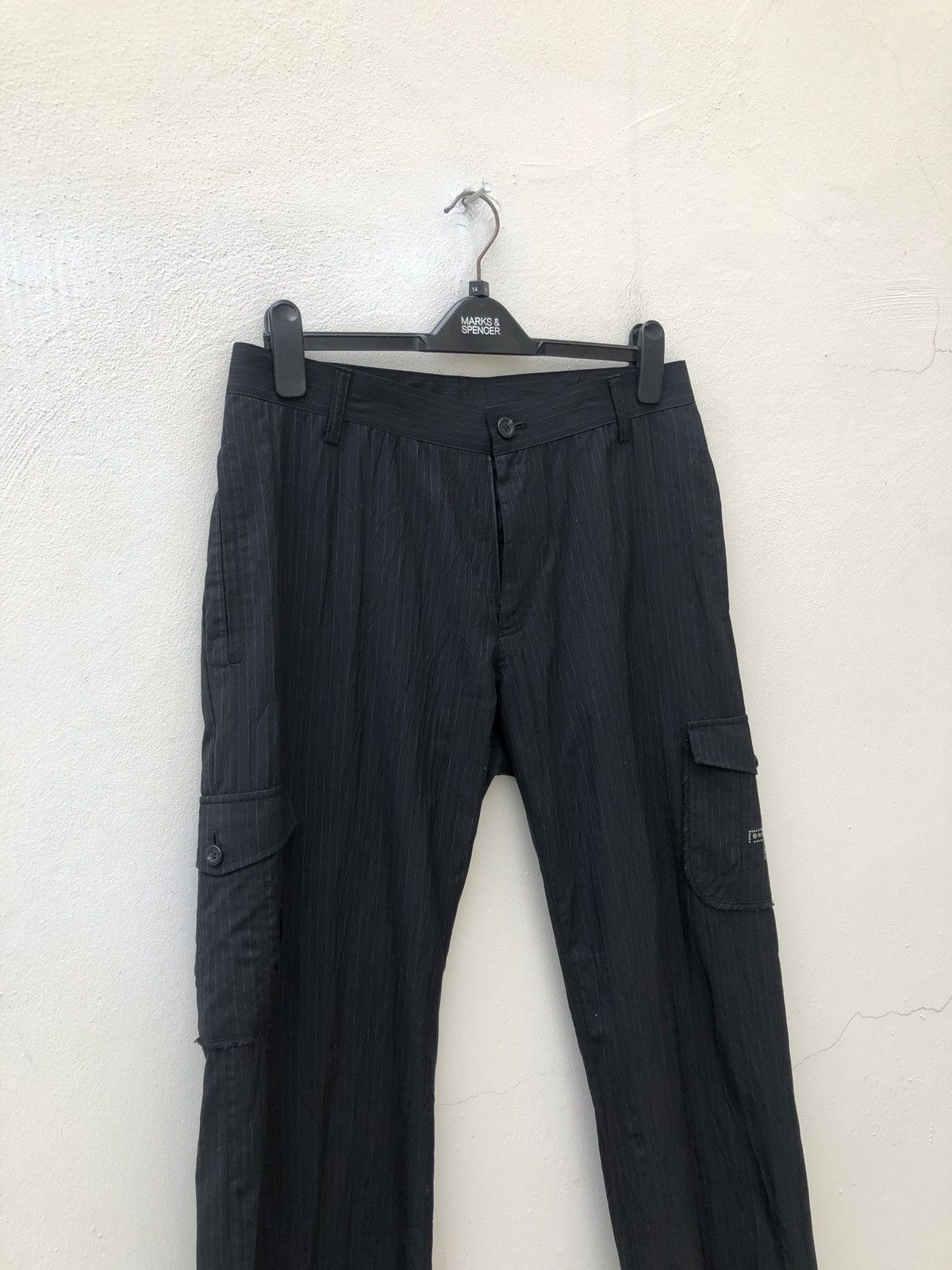 Jean Charles De Castelbajac CASTELBAJAC +2NATURE Wool Blend Striped Cargo Size US 32 / EU 48 - 3 Thumbnail