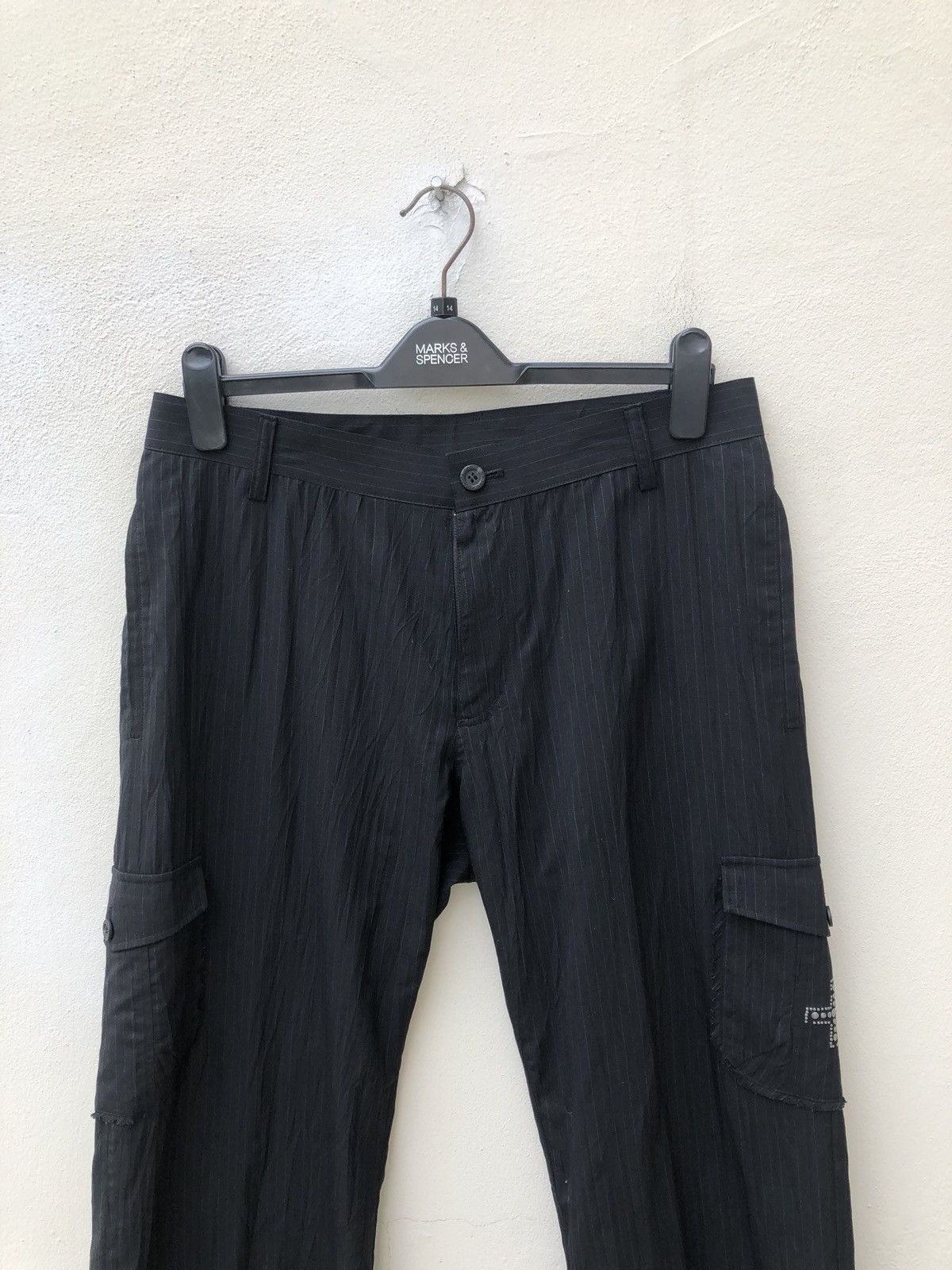 Jean Charles De Castelbajac CASTELBAJAC +2NATURE Wool Blend Striped Cargo Size US 32 / EU 48 - 2 Thumbnail