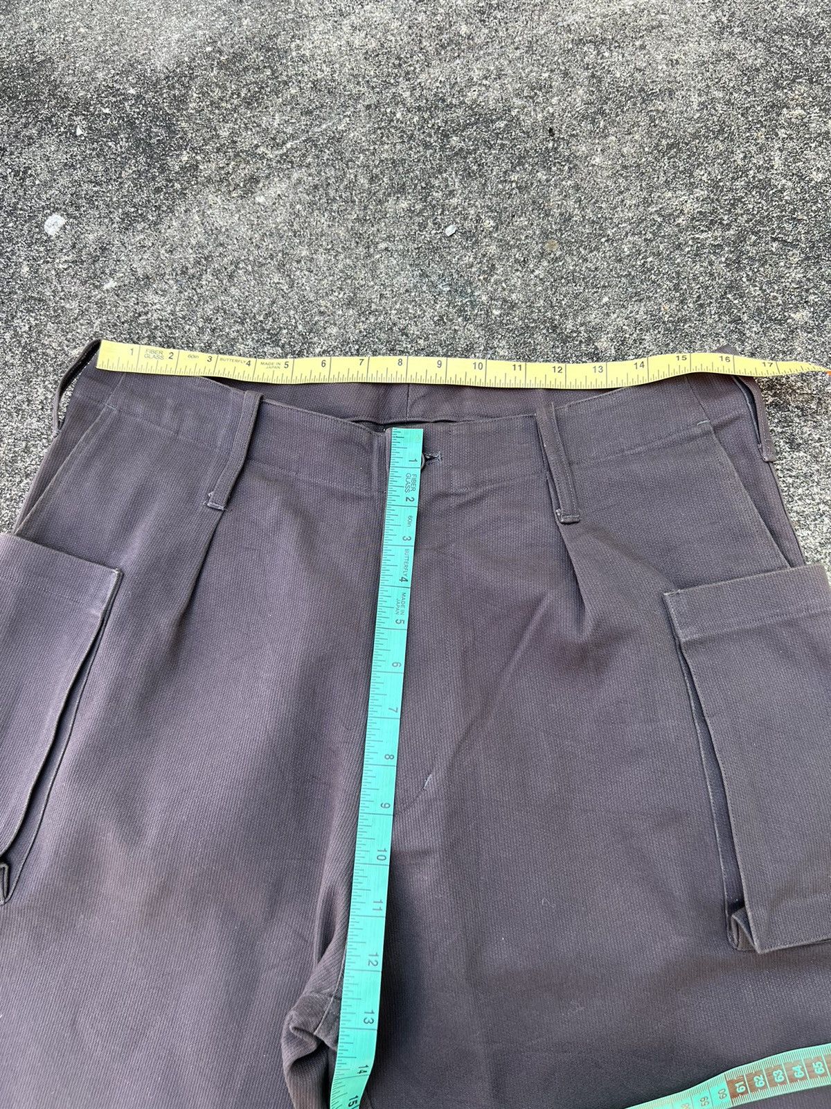 Vintage Vintage Sarcastic Homme Japan Stripe Cargo Trouser Crop Pant Size US 32 / EU 48 - 3 Thumbnail