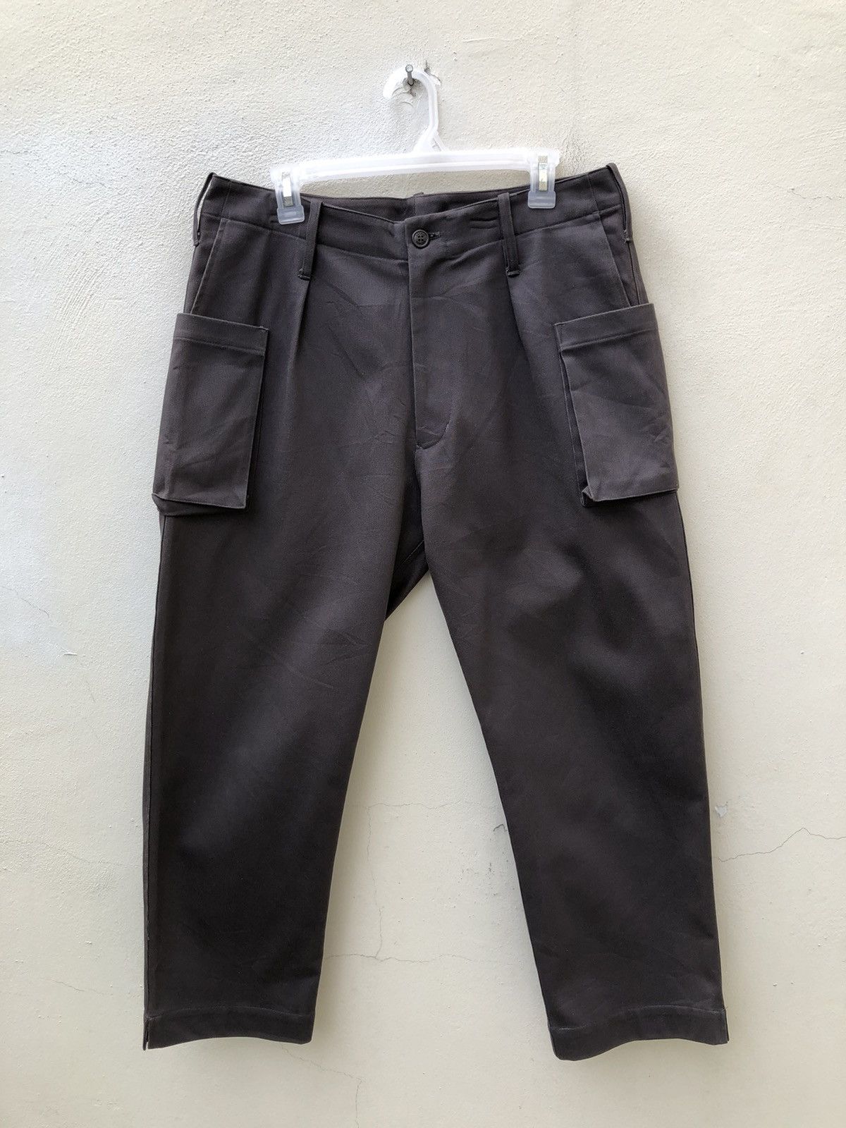 Vintage Vintage Sarcastic Homme Japan Stripe Cargo Trouser Crop Pant Size US 32 / EU 48 - 1 Thumbnail