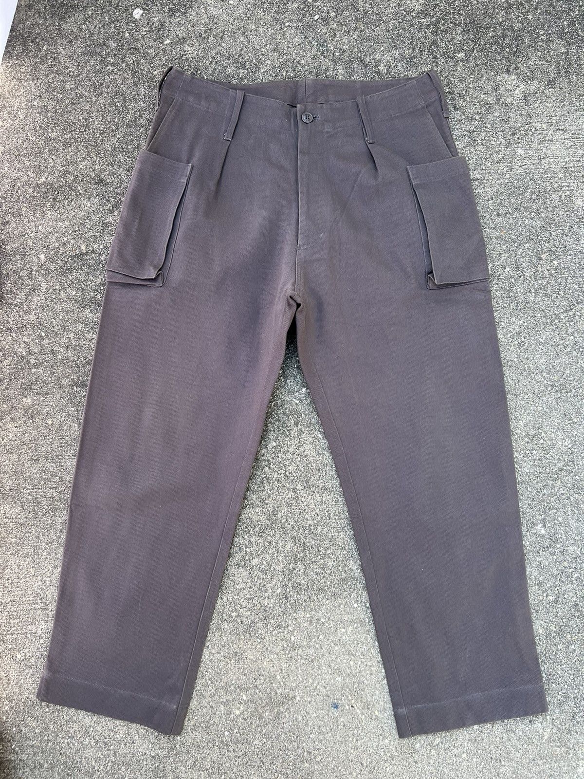 Vintage Vintage Sarcastic Homme Japan Stripe Cargo Trouser Crop Pant Size US 32 / EU 48 - 2 Thumbnail