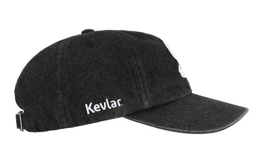 Supreme Supreme Kevlar Denim S Logo 6-Panel Black Size ONE SIZE - 2 Thumbnail