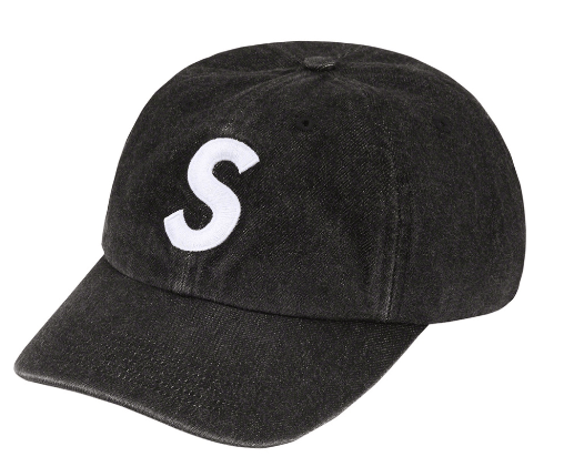 Supreme Supreme Kevlar Denim S Logo 6-Panel Black Size ONE SIZE - 1 Thumbnail