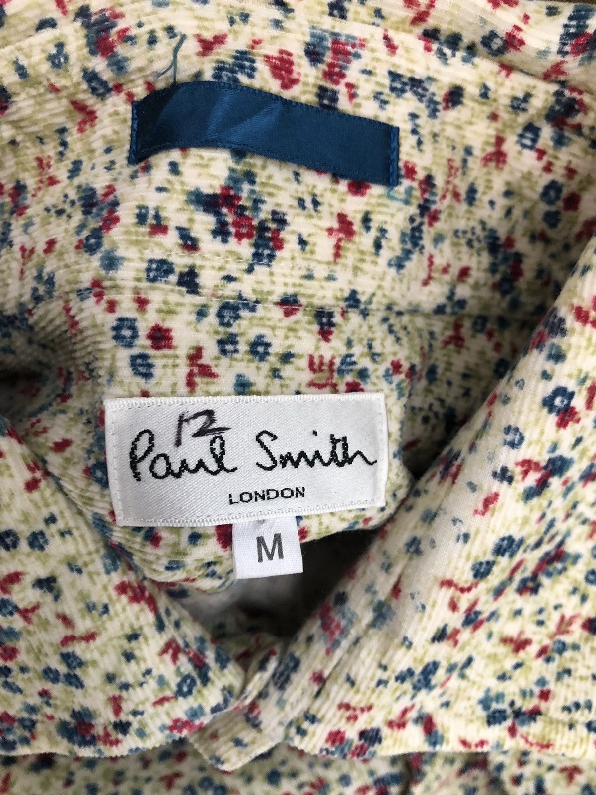 Paul Smith Paul Smith Floral Flowers Corduroy Button Shirt Size US M / EU 48-50 / 2 - 8 Thumbnail