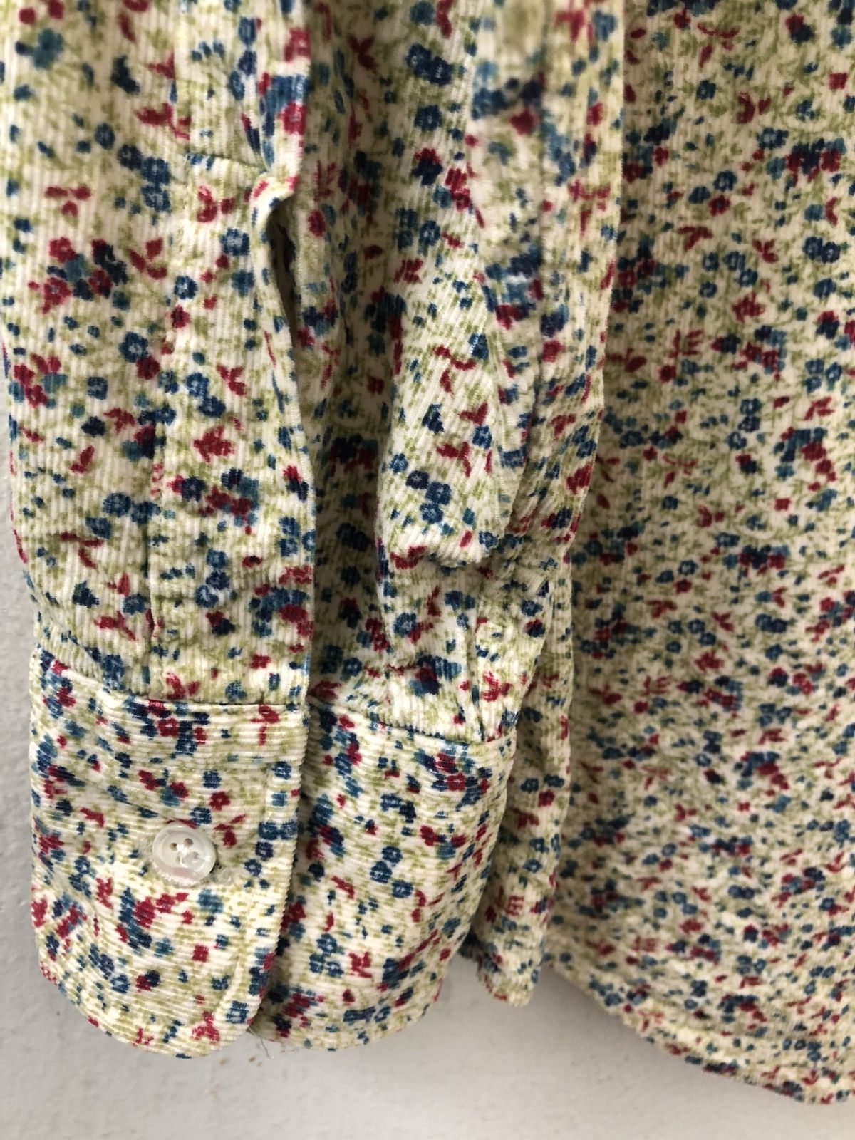 Paul Smith Paul Smith Floral Flowers Corduroy Button Shirt Size US M / EU 48-50 / 2 - 7 Thumbnail