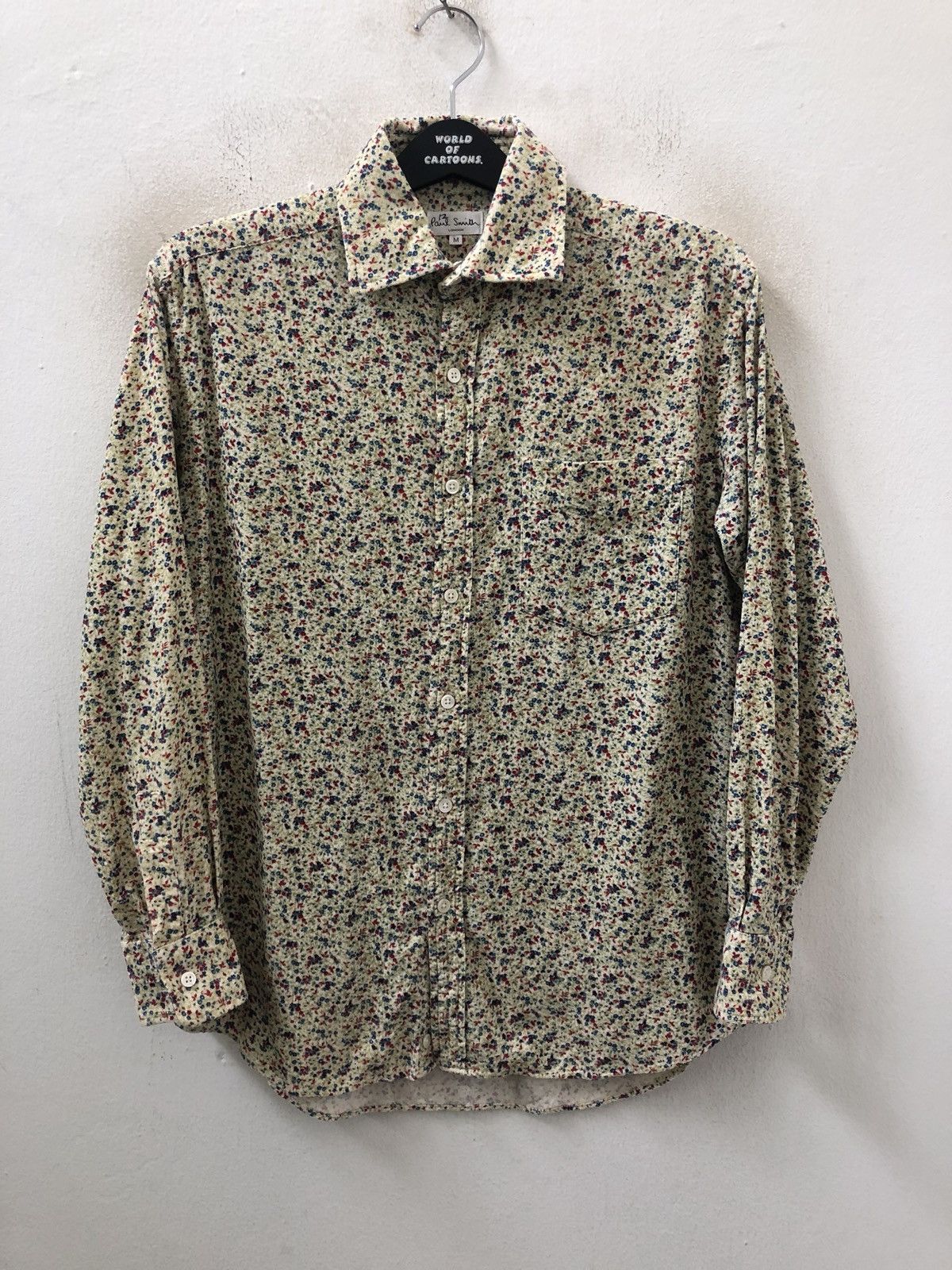 Paul Smith Paul Smith Floral Flowers Corduroy Button Shirt Size US M / EU 48-50 / 2 - 1 Thumbnail