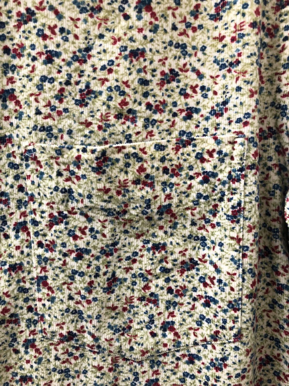 Paul Smith Paul Smith Floral Flowers Corduroy Button Shirt Size US M / EU 48-50 / 2 - 2 Thumbnail