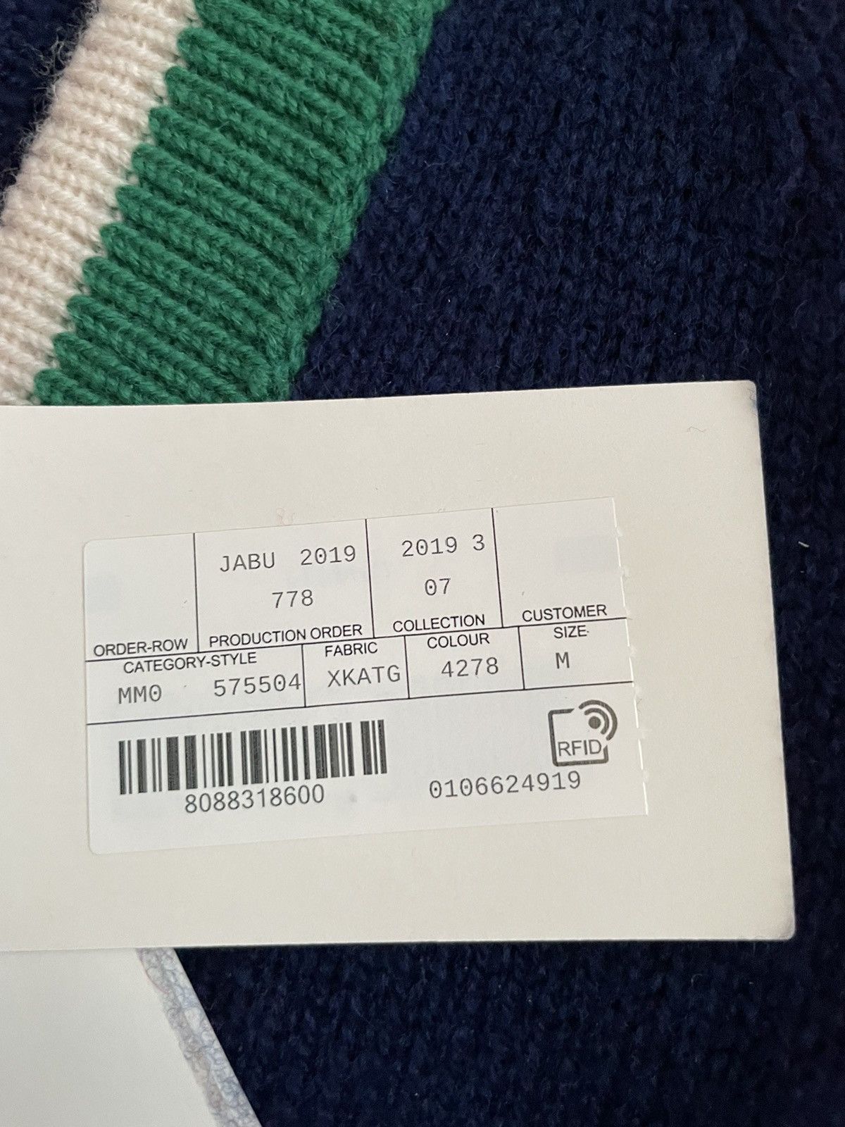 Gucci 2K Value Super Runway Gucci V Neck Sweater Size US L / EU 52-54 / 3 - 4 Thumbnail