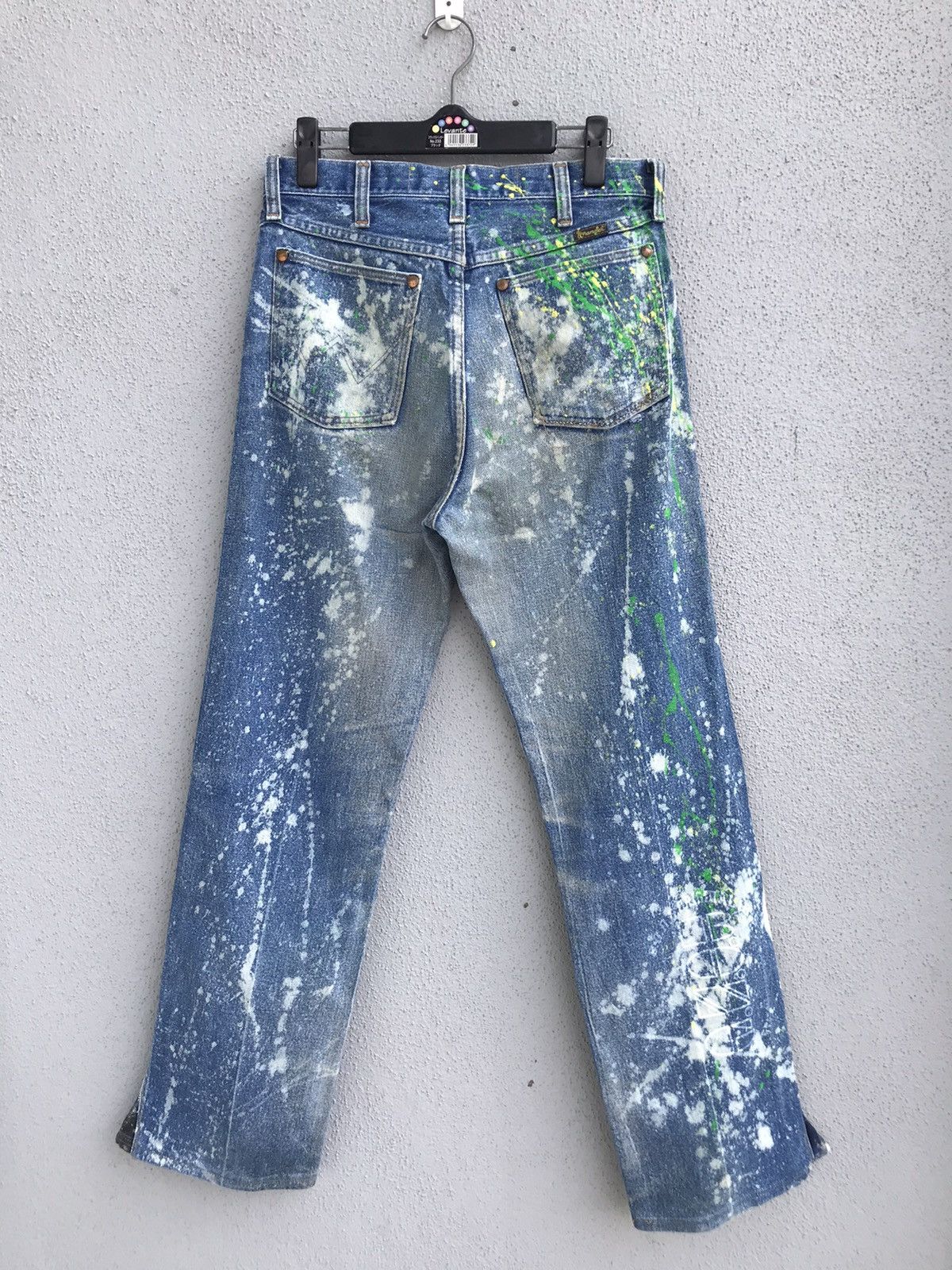 Wrangler Vintage Wrangler X B.O.N.G Splatter Destroyed Jeans USA Size US 30 / EU 46 - 9 Thumbnail