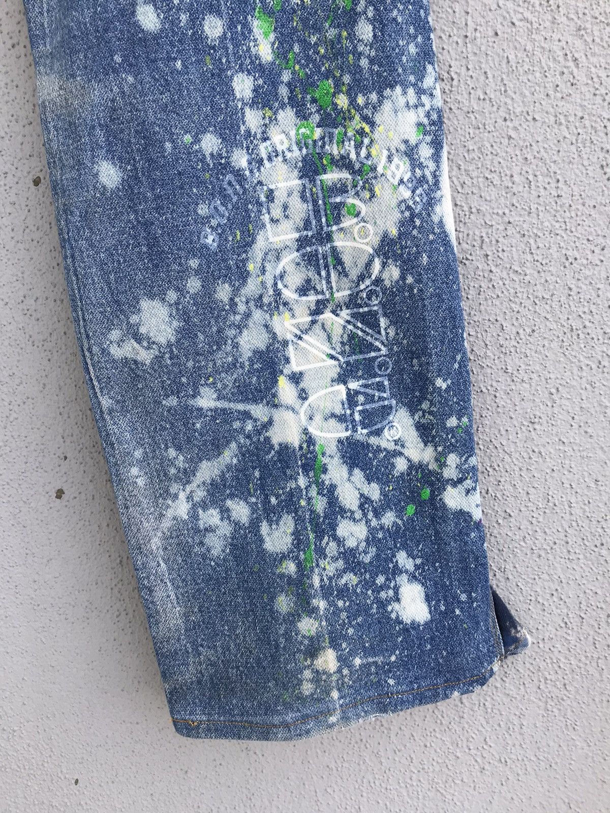 Wrangler Vintage Wrangler X B.O.N.G Splatter Destroyed Jeans USA Size US 30 / EU 46 - 8 Thumbnail