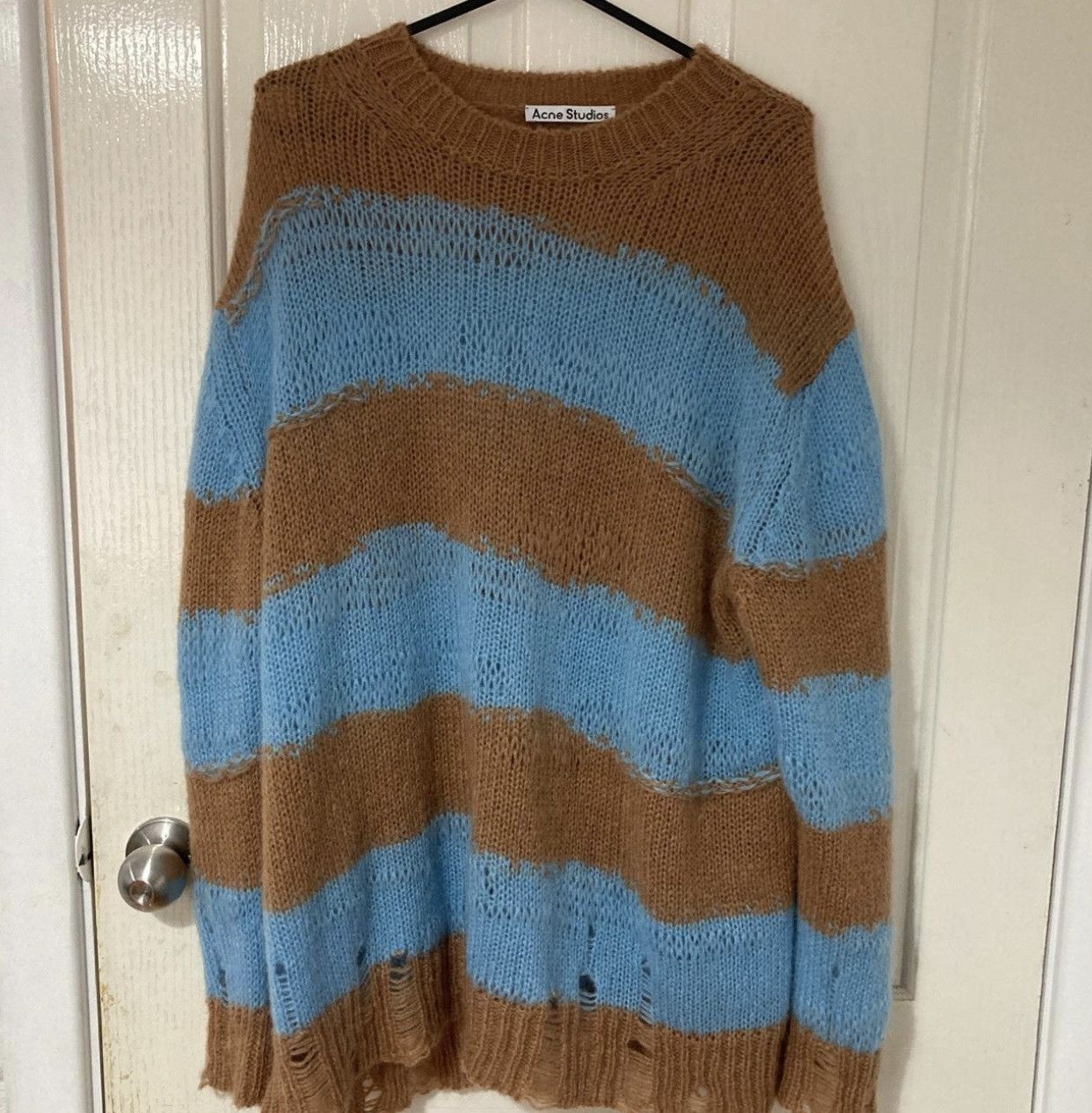 Acne Studios RARE GRAIL acne Kurt cobain distressed mohair sweater Size US L / EU 52-54 / 3 - 1 Preview