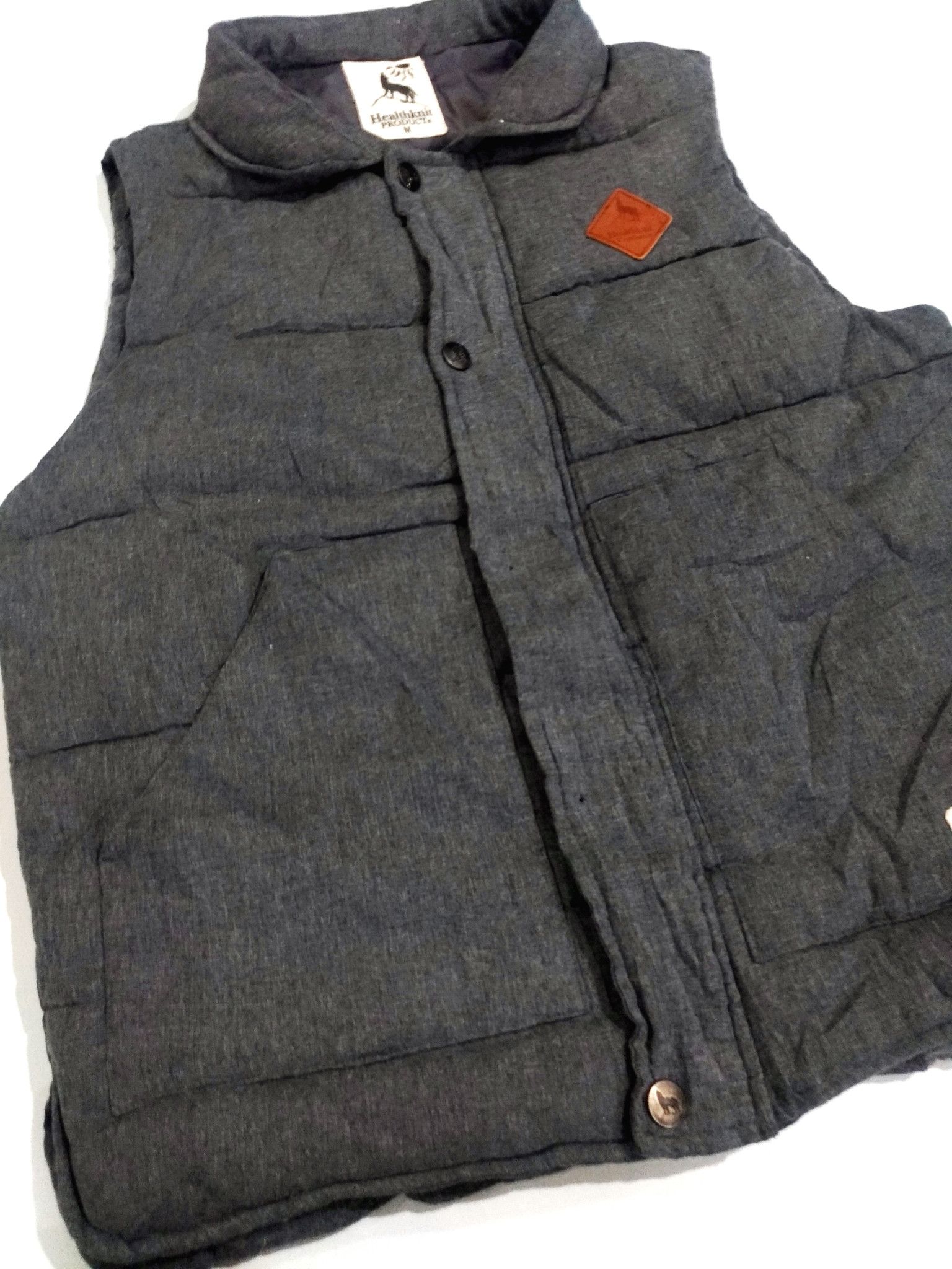 Japanese Brand RARE! HEALTHKNIT PRODUCT PUFFER VEST Size US M / EU 48-50 / 2 - 4 Thumbnail