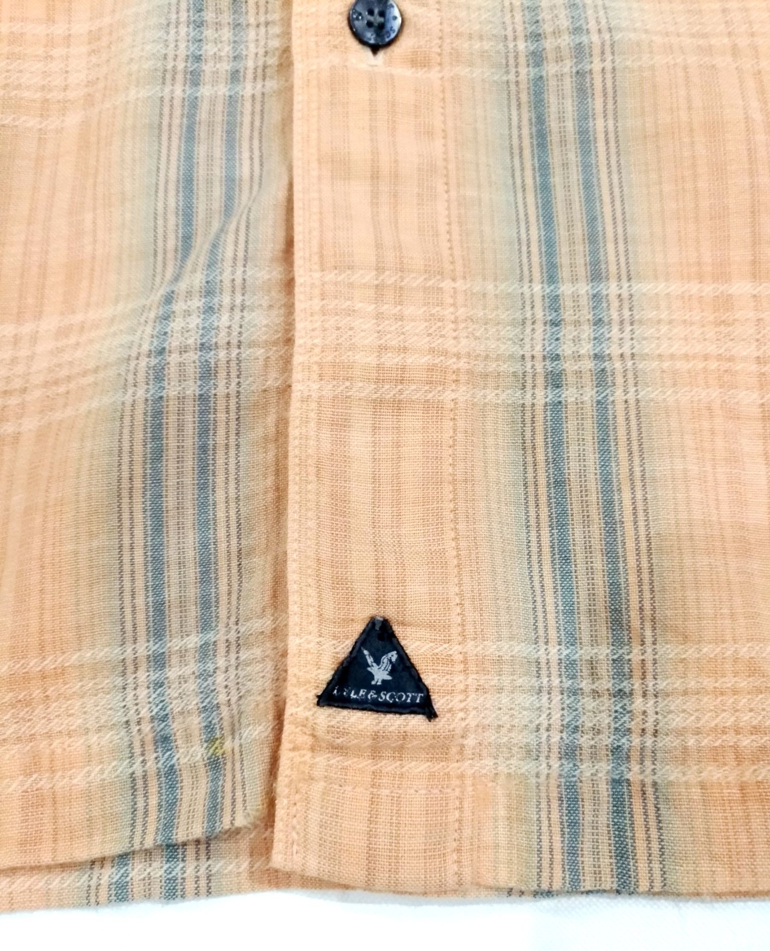 Designer × Lyle & Scott × Other UK RARE! LYLE & SCOTT CHECKERED WOOL RICH SHIRT Size US M / EU 48-50 / 2 - 5 Thumbnail