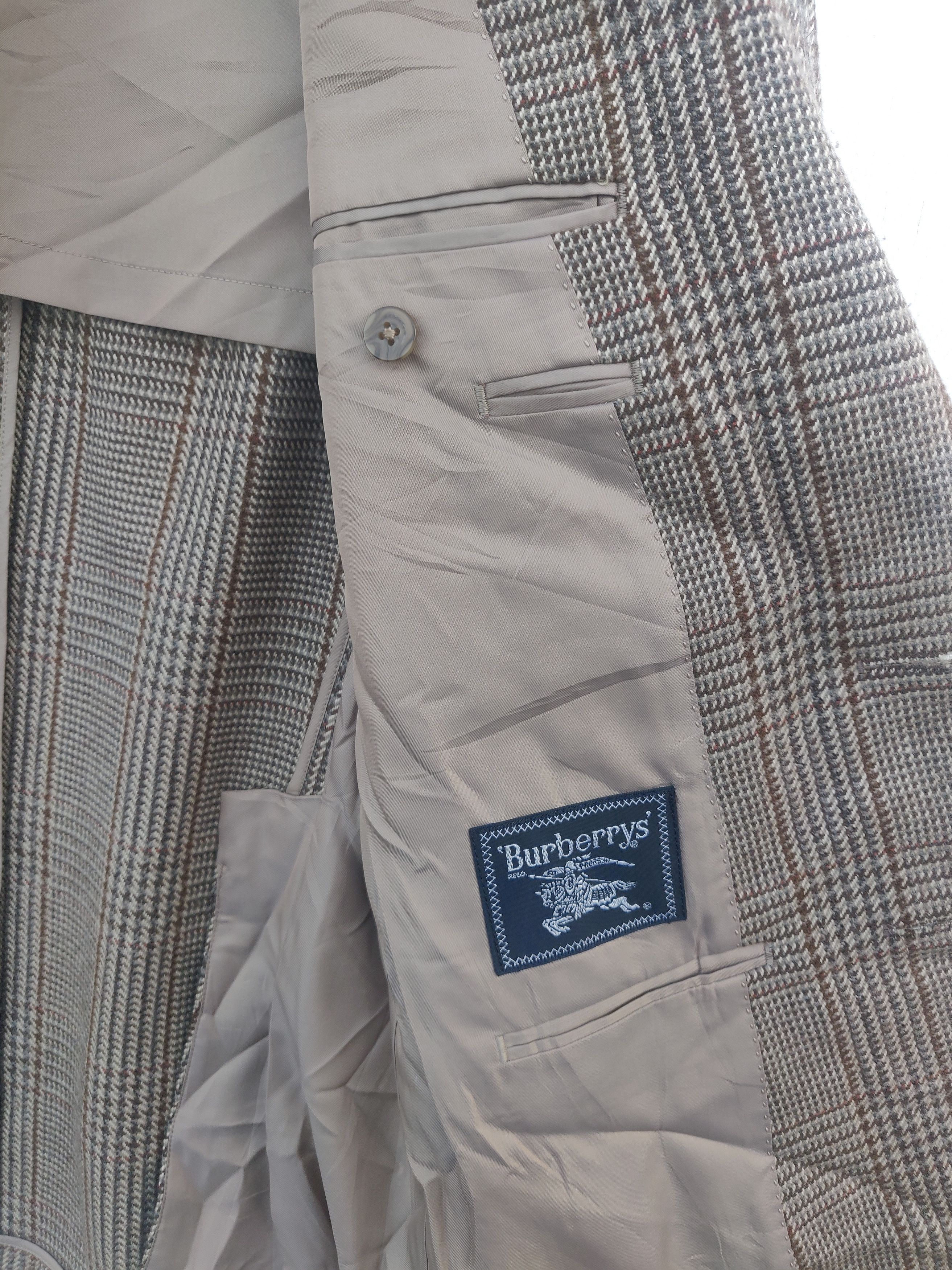 Burberry Men BURBERRYS' Blazer Coat Jacket Wool Size 44L - 6 Thumbnail