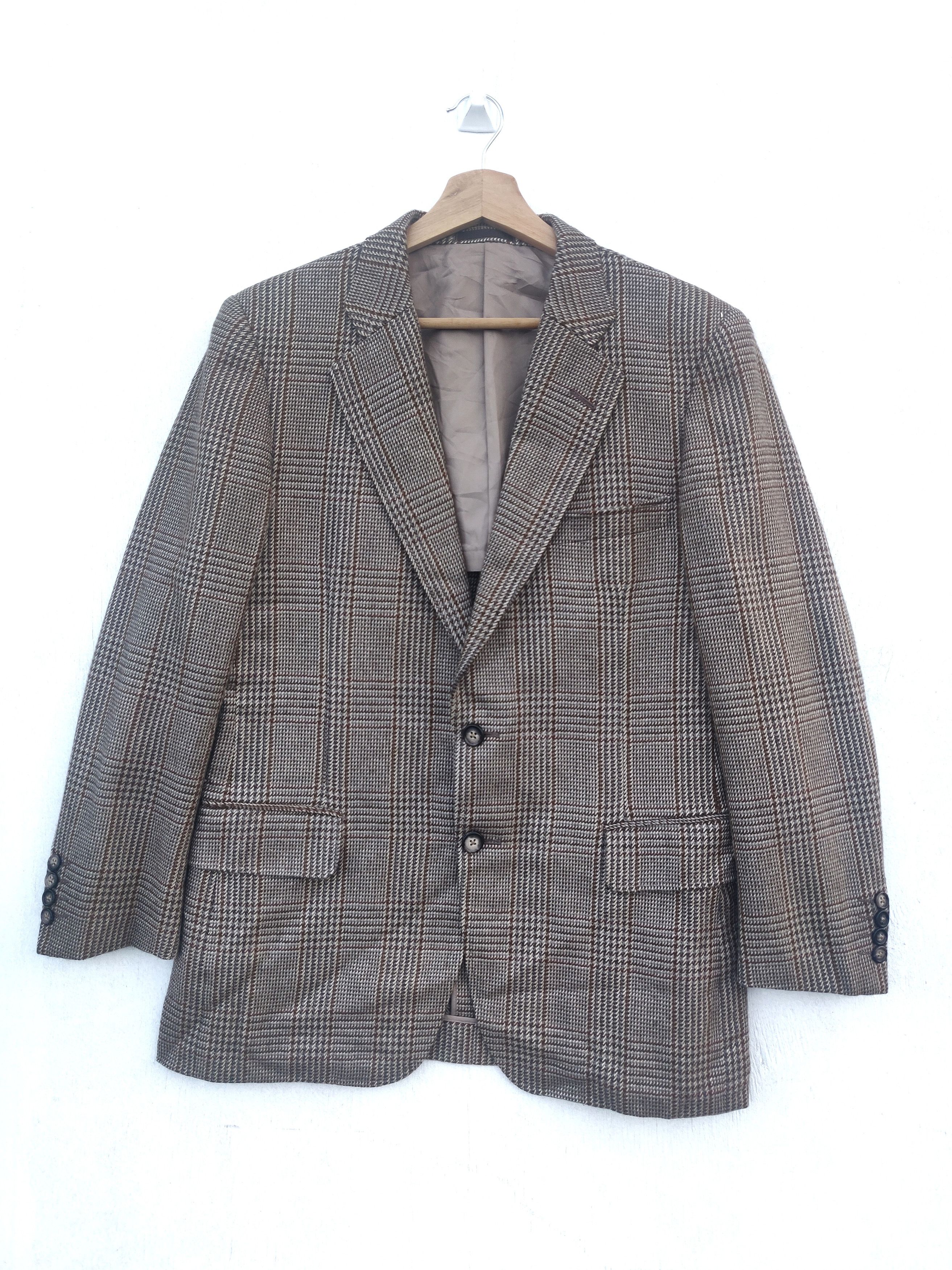Burberry Men BURBERRYS' Blazer Coat Jacket Wool Size 44L - 2 Thumbnail