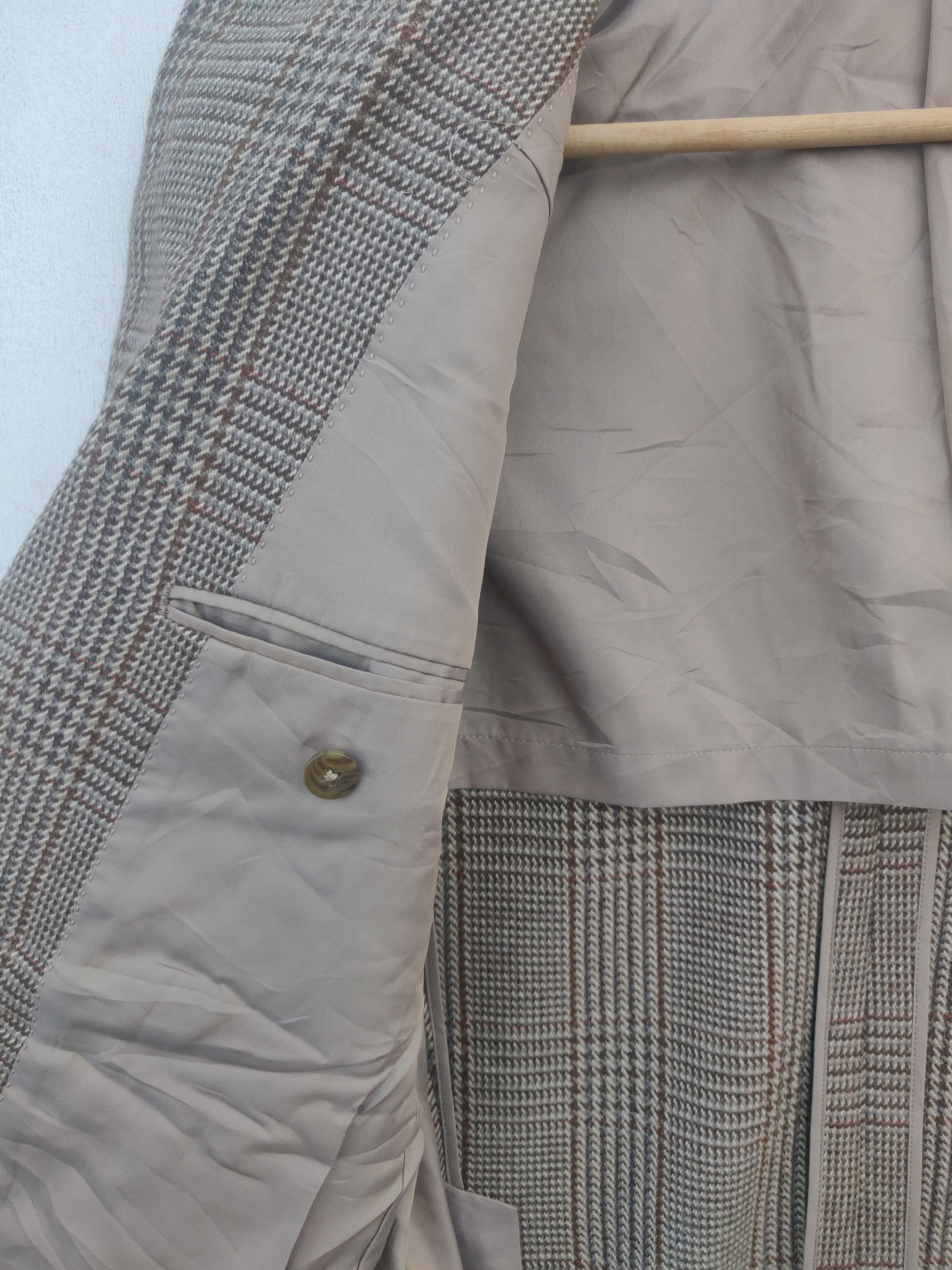 Burberry Men BURBERRYS' Blazer Coat Jacket Wool Size 44L - 14 Thumbnail