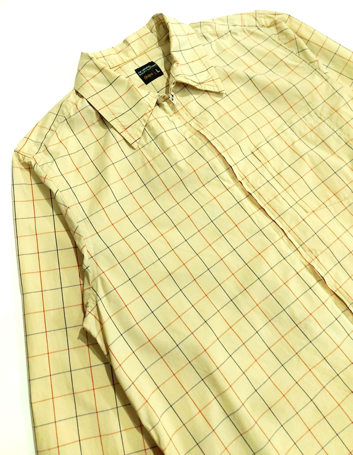 Japanese Brand × SHIPS RARE! SHIPS CHECKERED STYLE LIGHT JACKET Size US M / EU 48-50 / 2 - 4 Thumbnail