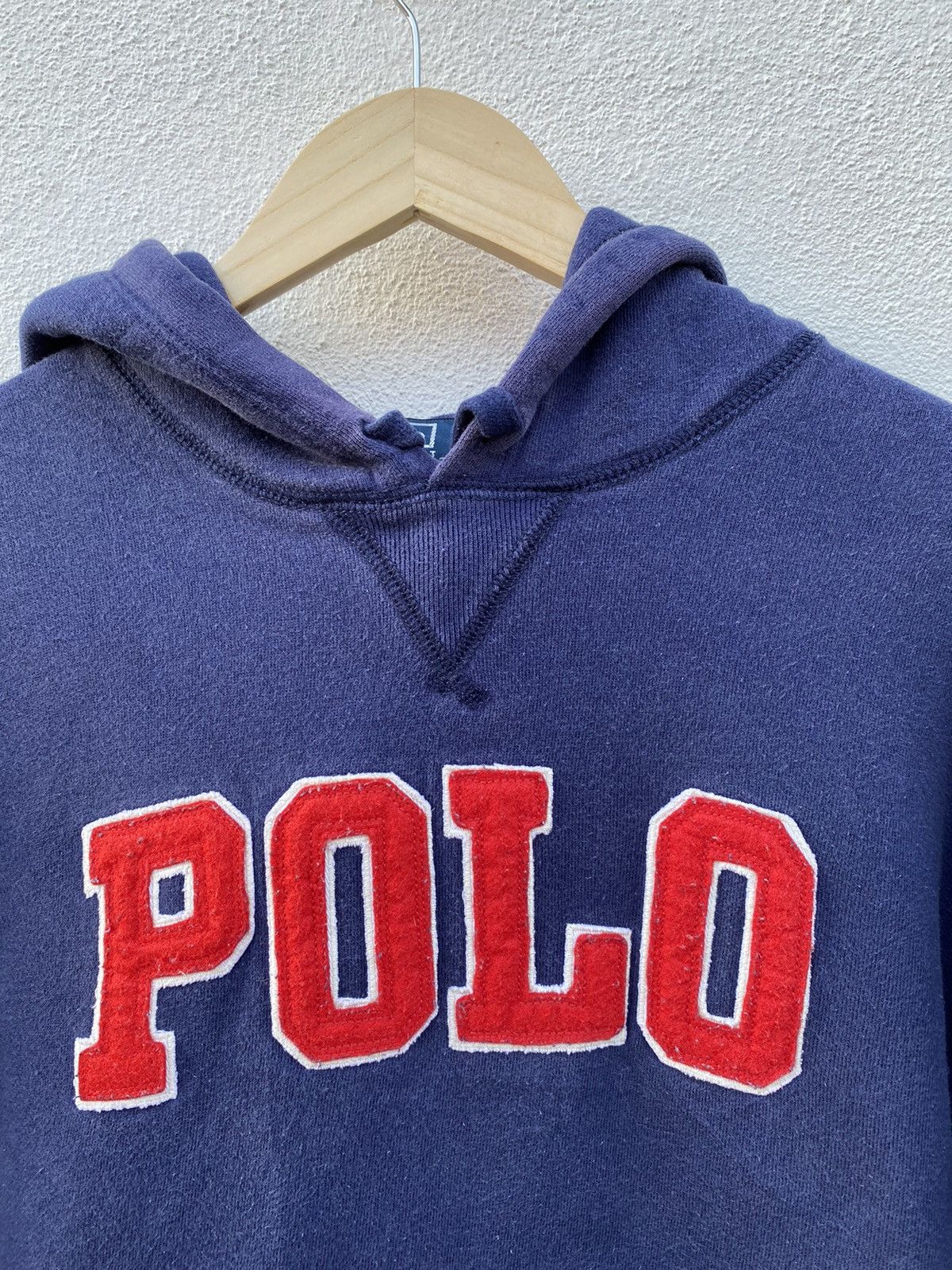 Polo Ralph Lauren Vintage Polo Ralph Lauren Hoodie big logo Size US M / EU 48-50 / 2 - 2 Thumbnail