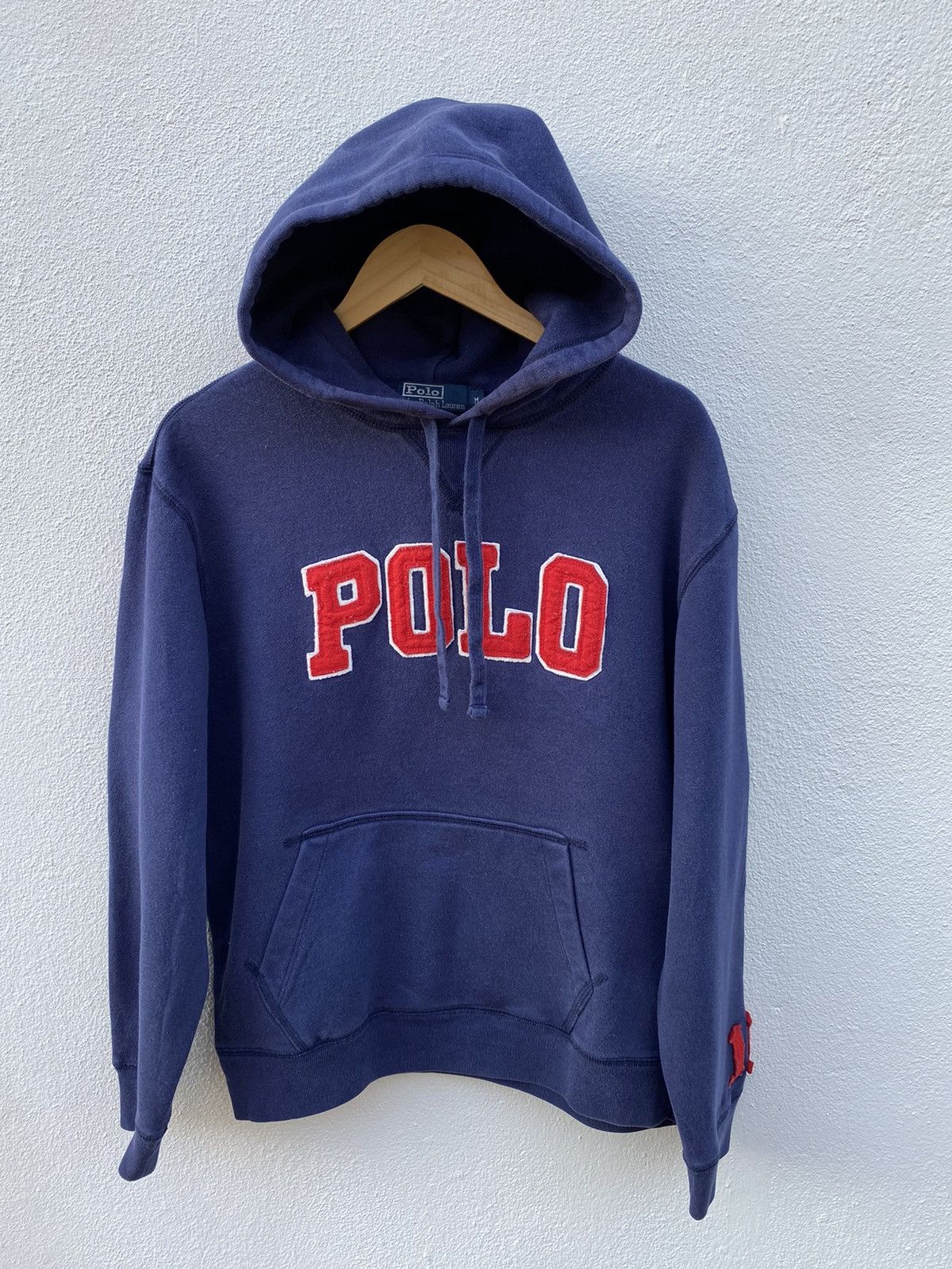 Polo Ralph Lauren Vintage Polo Ralph Lauren Hoodie big logo Size US M / EU 48-50 / 2 - 1 Thumbnail